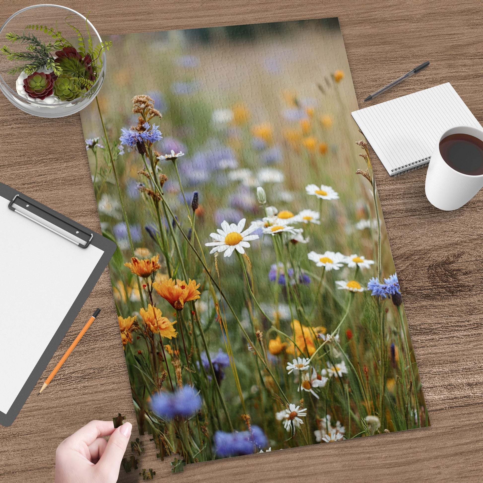 Beautiful Wildflower Meadow Art Print for Wall Decor