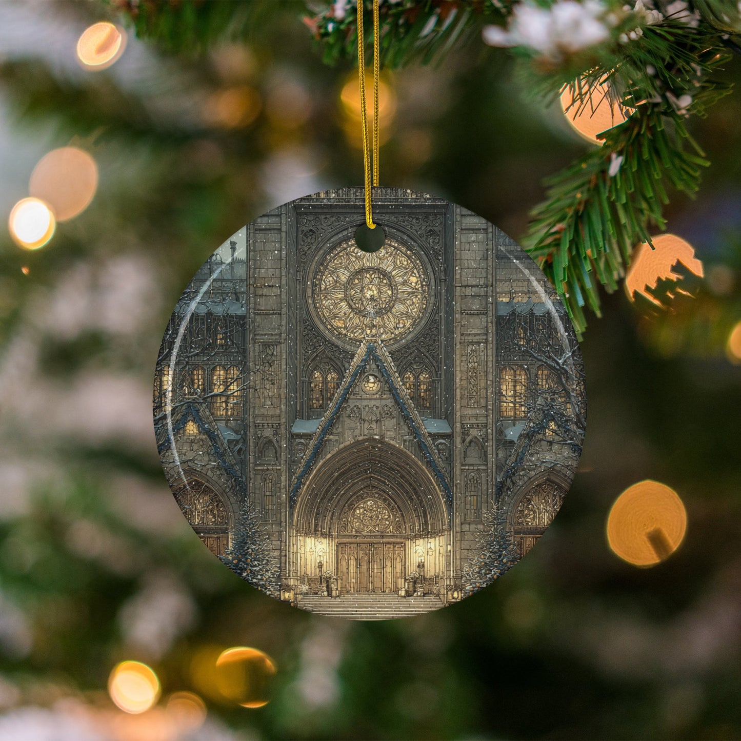 Beautifully Detailed Ornate Cathedral Ornament