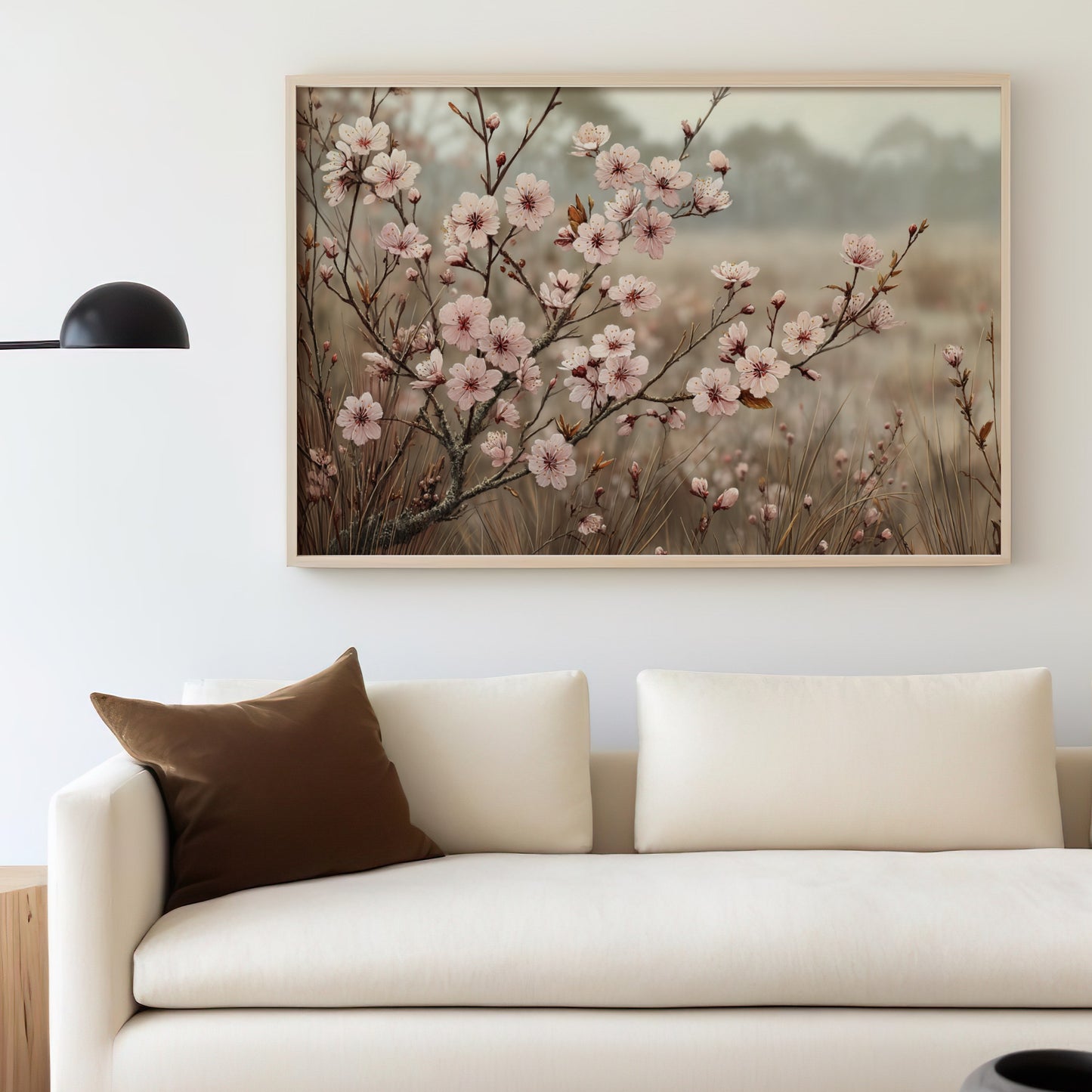 Tranquil Cherry Blossom Art Print for Home Decor
