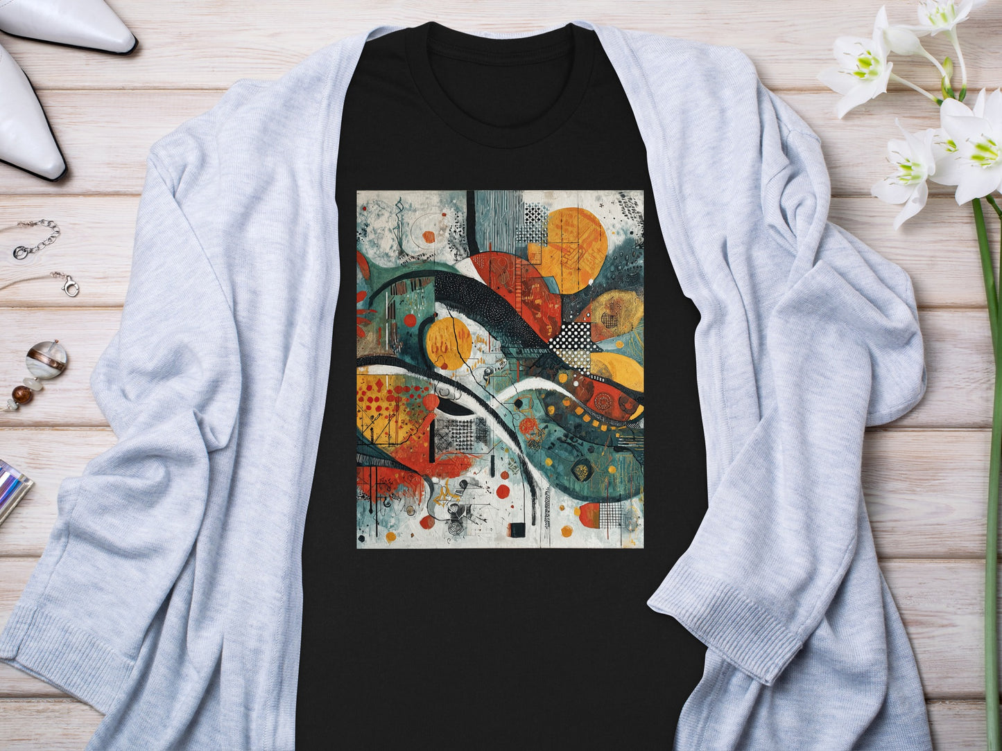 Vibrant Abstract Modern Art Inspired Design product type
Abstract Art
Modern Design
Vibrant Print
Geometric Art
Artistic Pattern
Colorful Graphic
Contemporary Art
Expressionist Print
Unique Design
Abstract Shapes
Dynamic Pattern
Creative Art
Visual Texture
Bold Aesthetic
Abstract Circles
Orange Teal Red
Graphic Print
Modern Aesthetic
Pattern Play
Abstract Composition