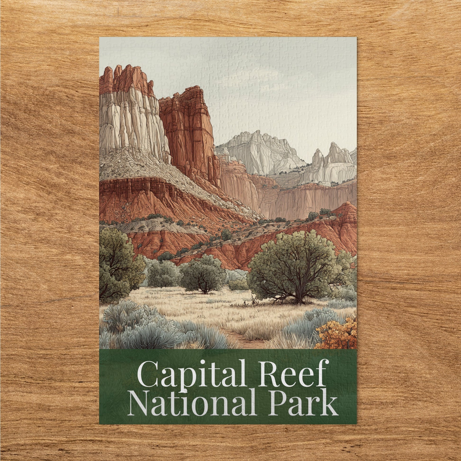 Capital Reef National Park Scenic Puzzle Artwork
