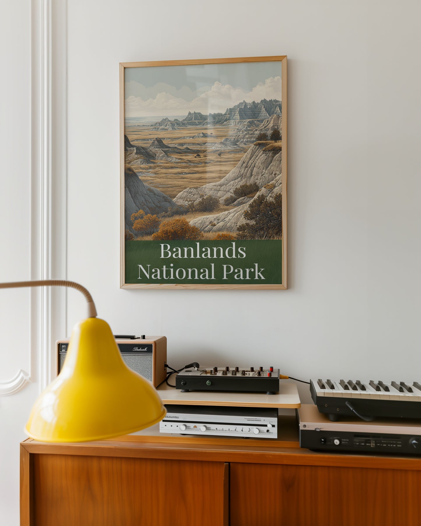 Banlands National Park Scenic Landscape Art Poster