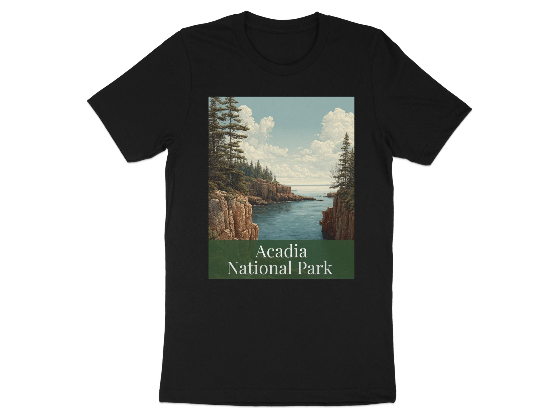 Acadia National Park Scenic Print T-shirt Product