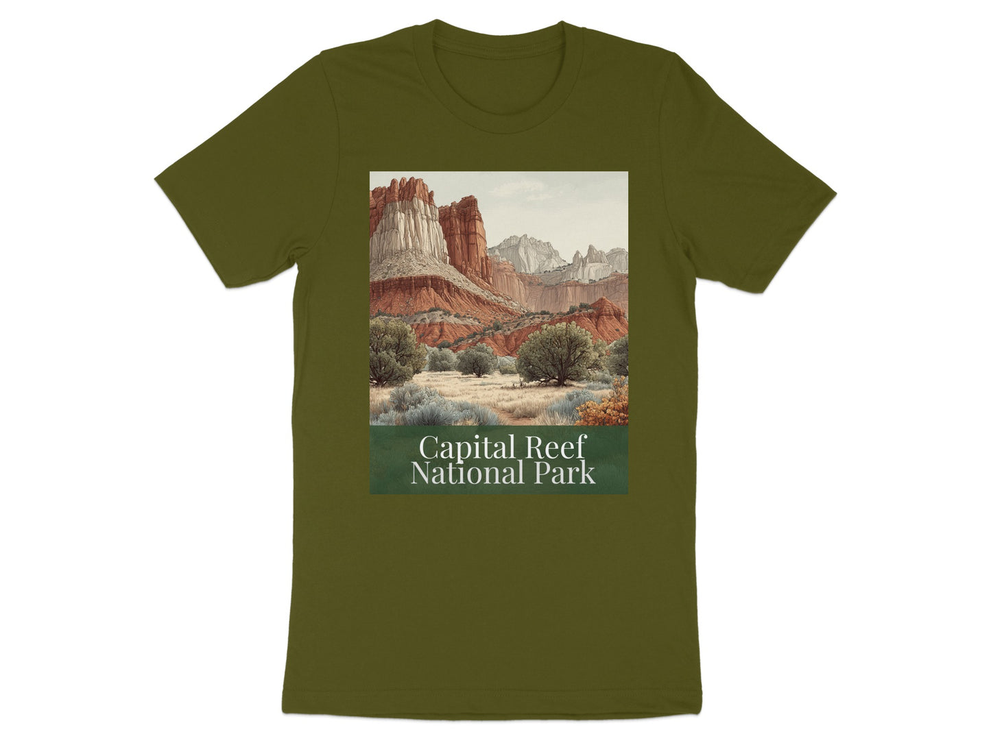 Capital Reef National Park Scenic View T-shirt