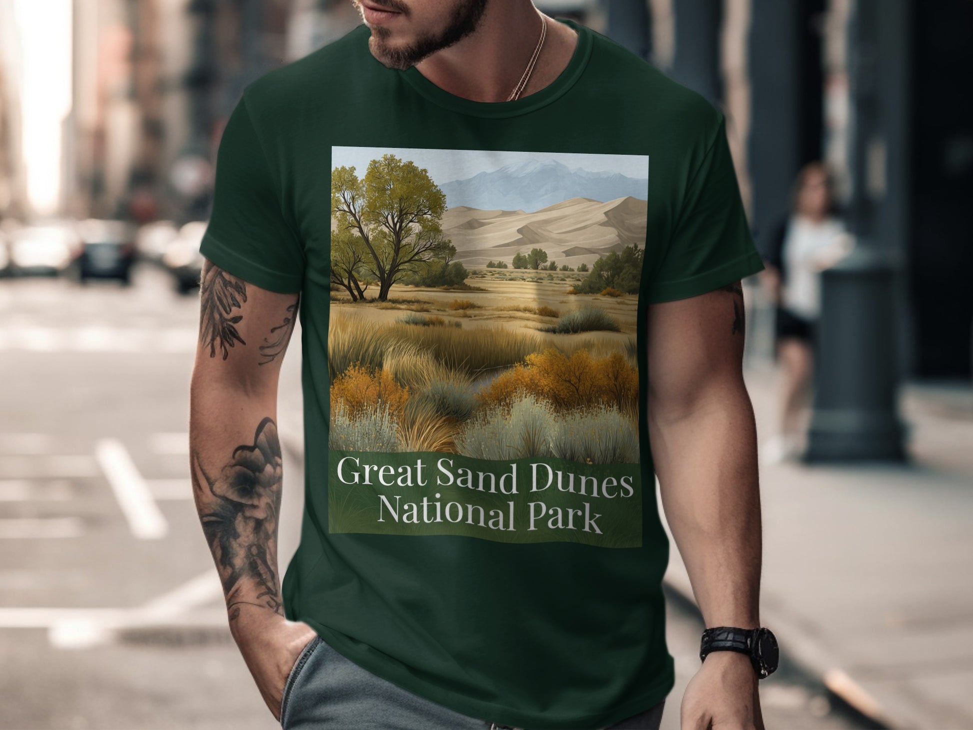 Great Sand Dunes National Park Scenic T-shirt
