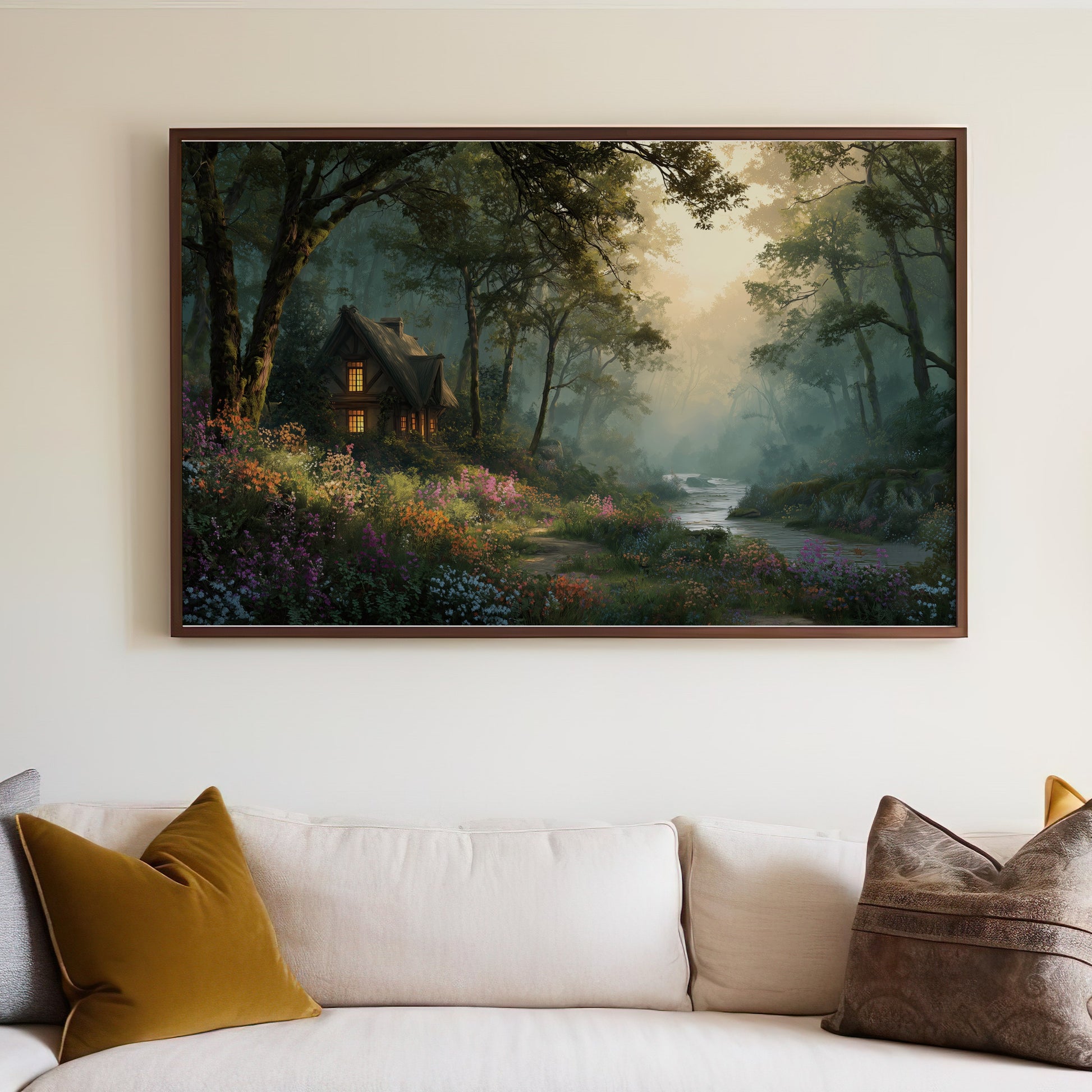 Enchanted Forest Cottage Woodland Flowers River Dream Product Type