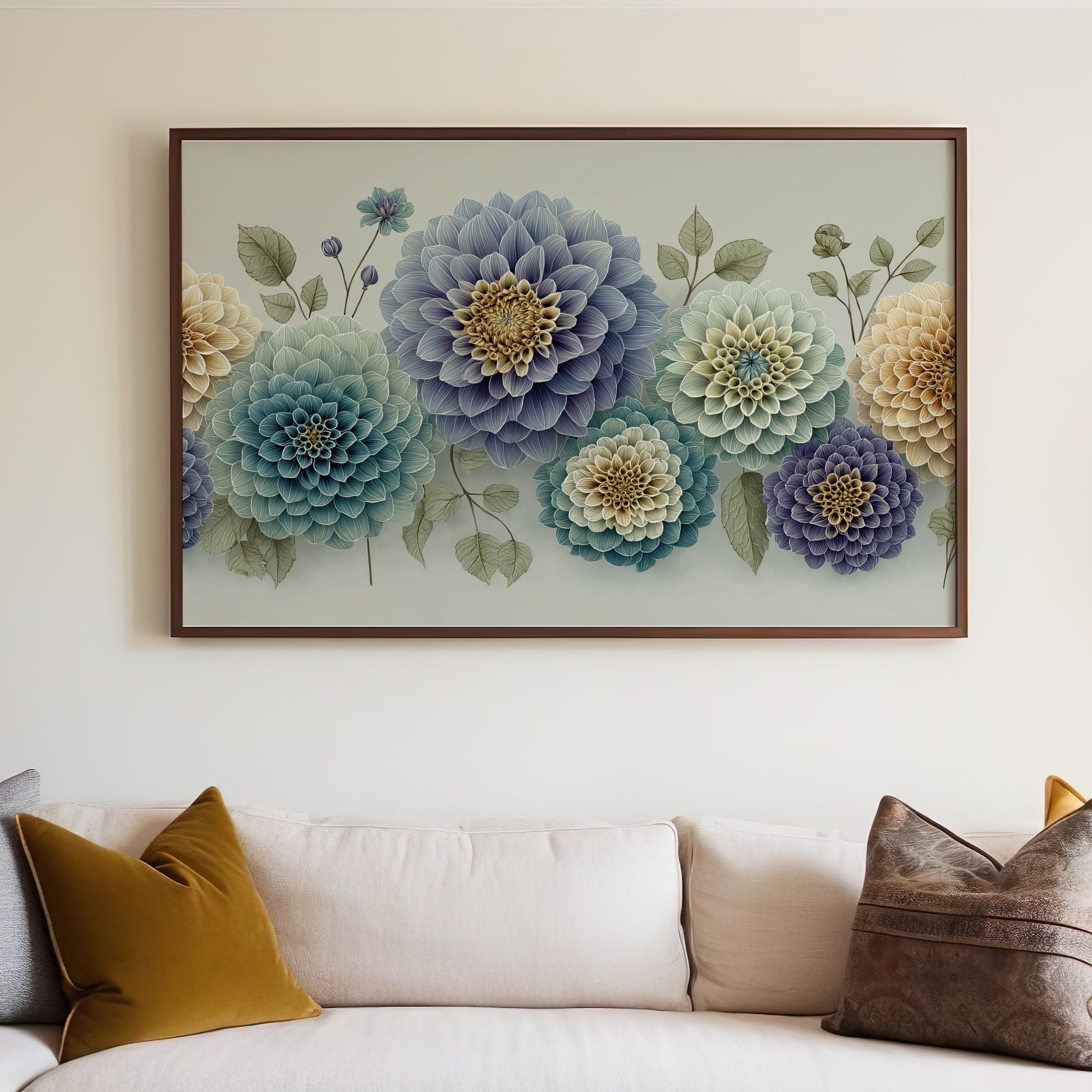Floral Artistic Home Decor Wall Art Masterpiece