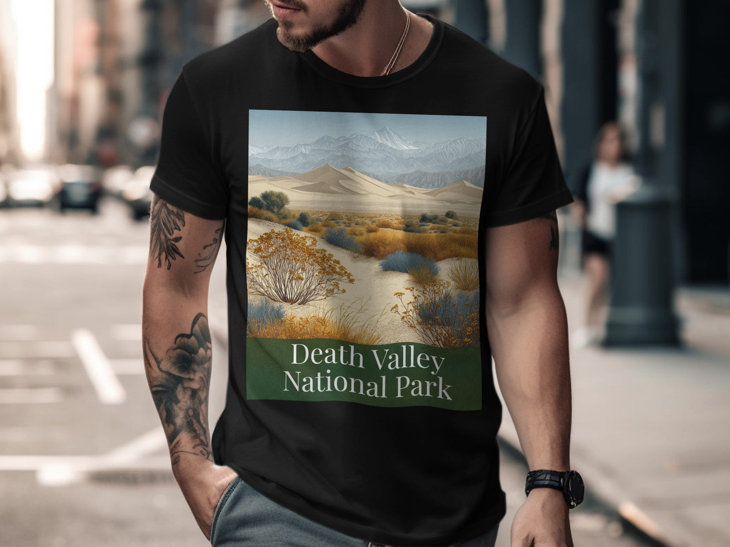Death Valley National Park Scenic Graphic T-Shirt