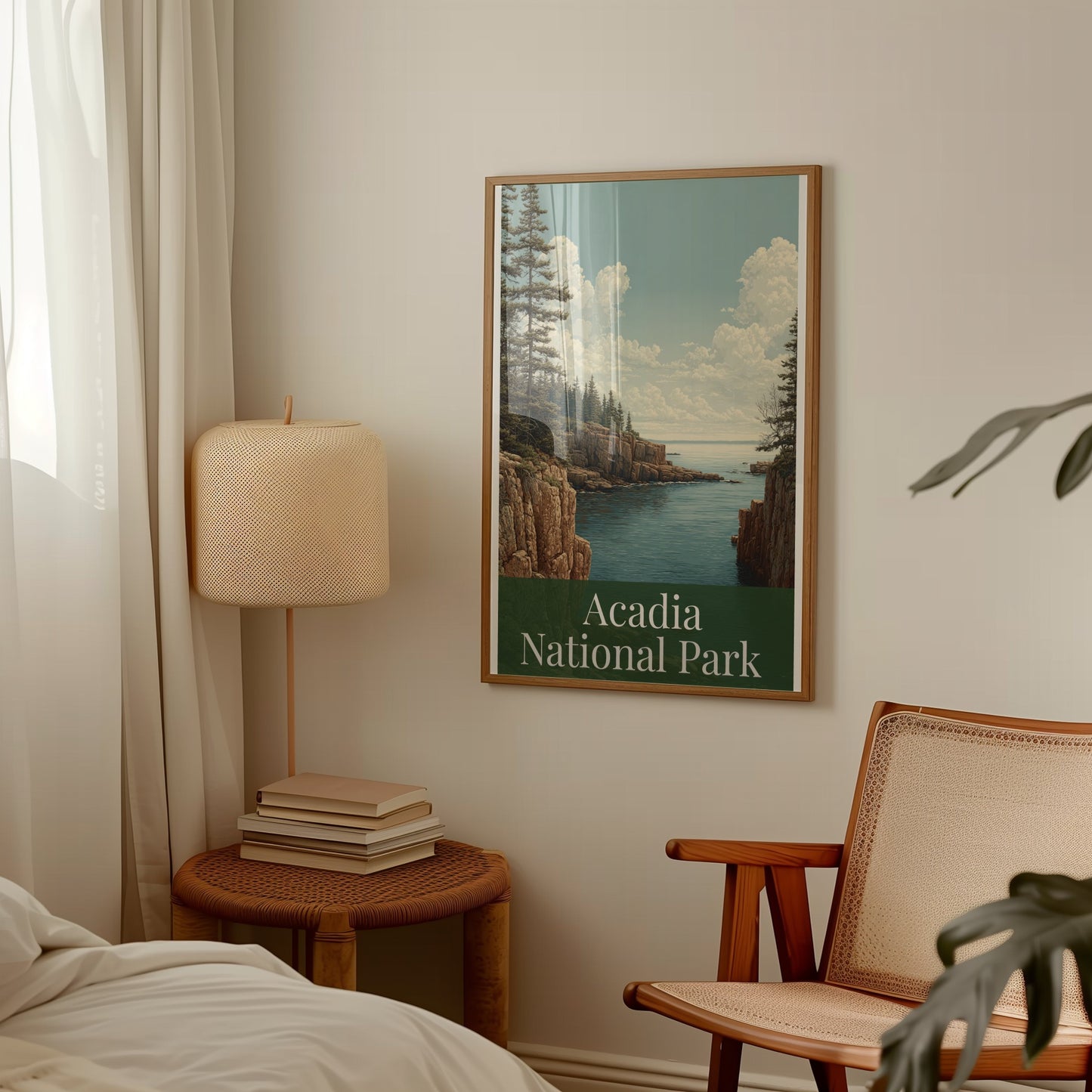 Acadia National Park Framed Print for Home Decor