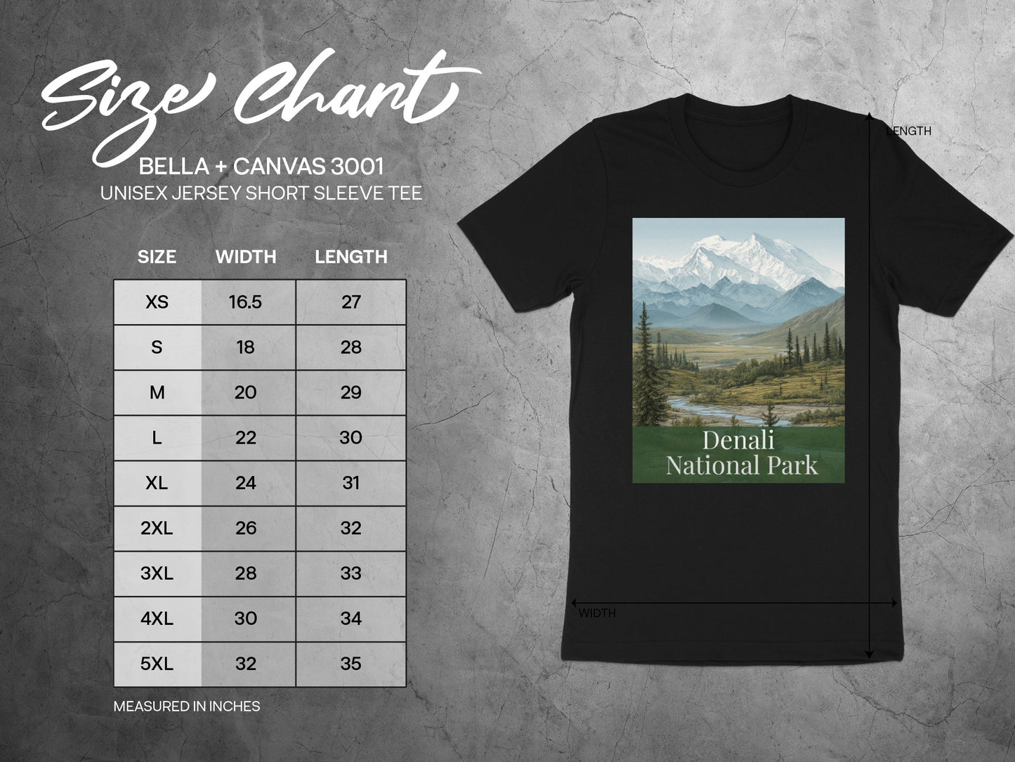 Denali National Park Short Sleeve Tee