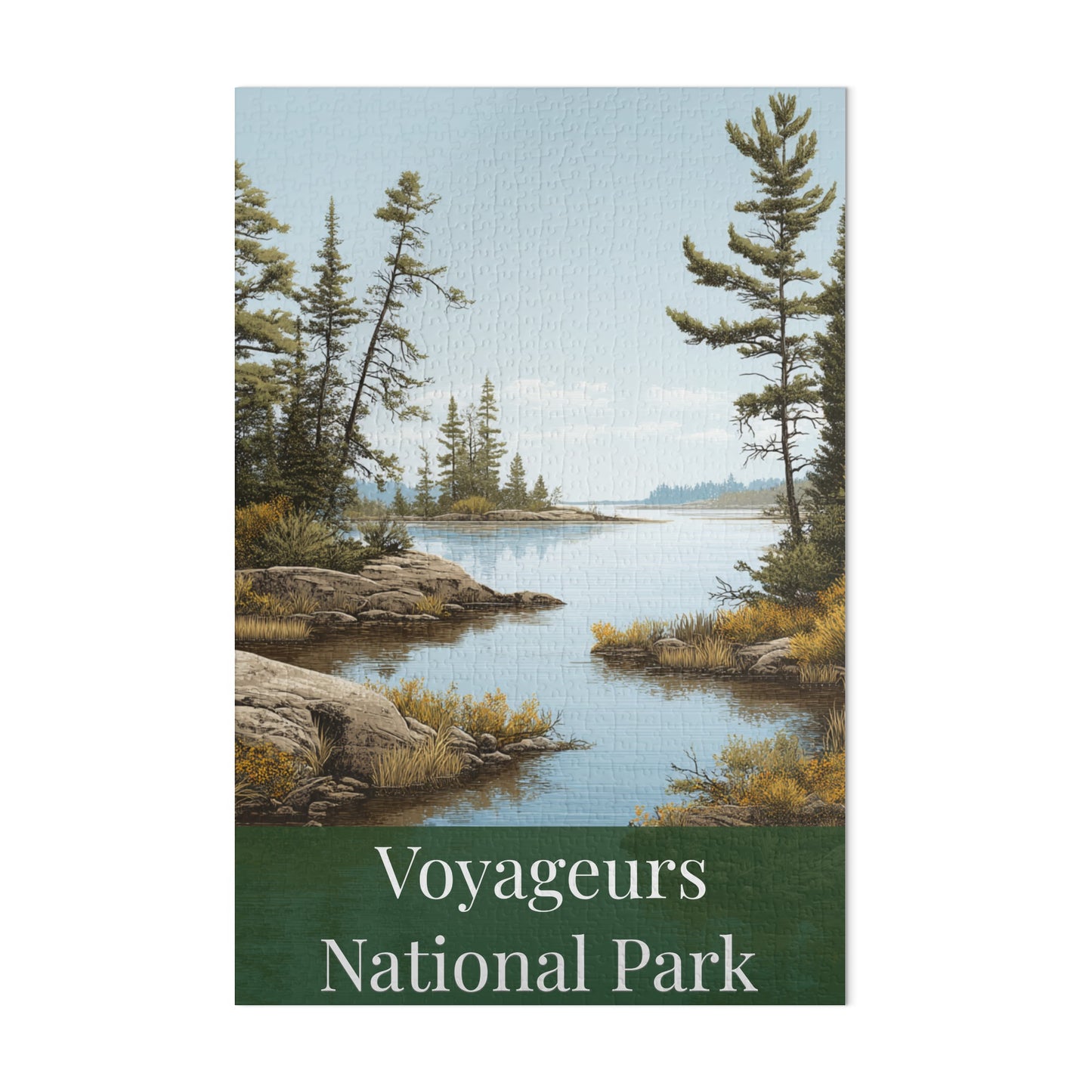 Scenic Voyageurs National Park Landscape Puzzle