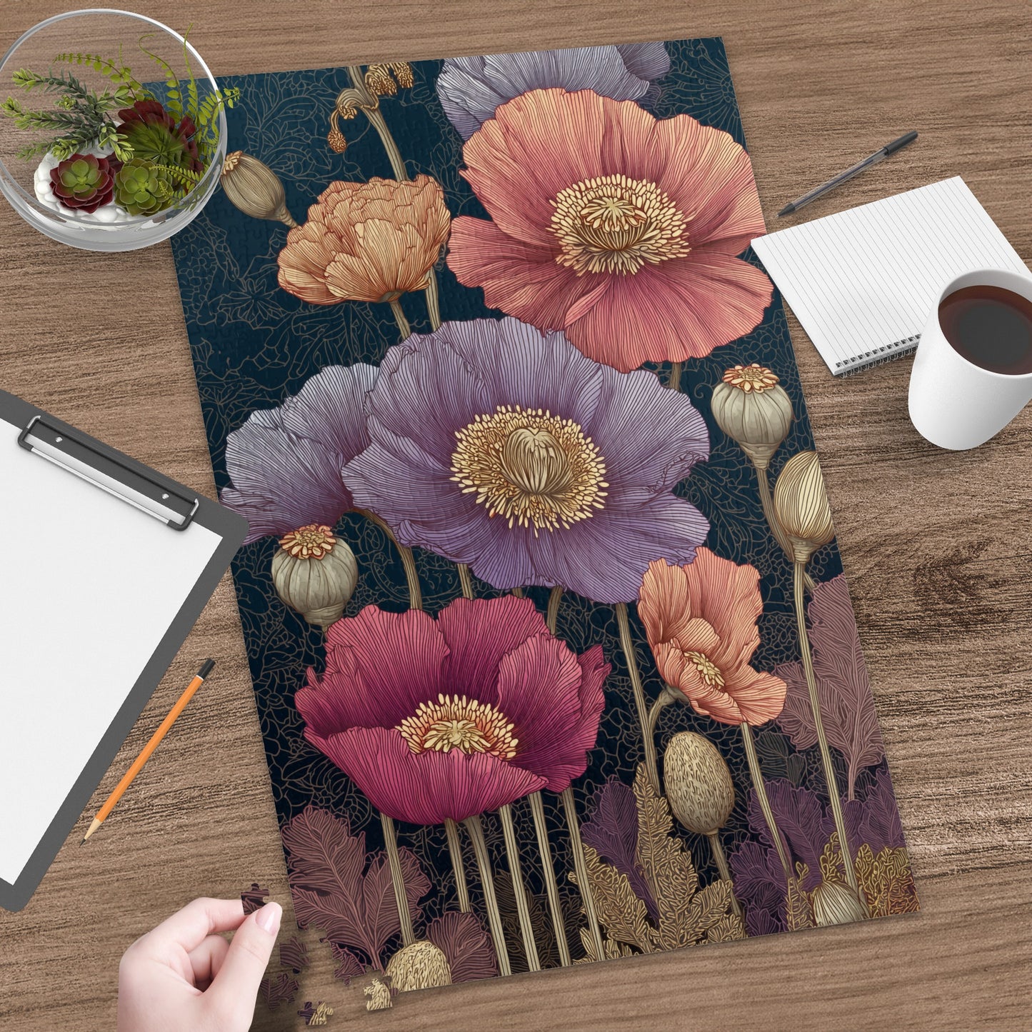 Vibrant Artistic Floral Print for Stylish Home Decor