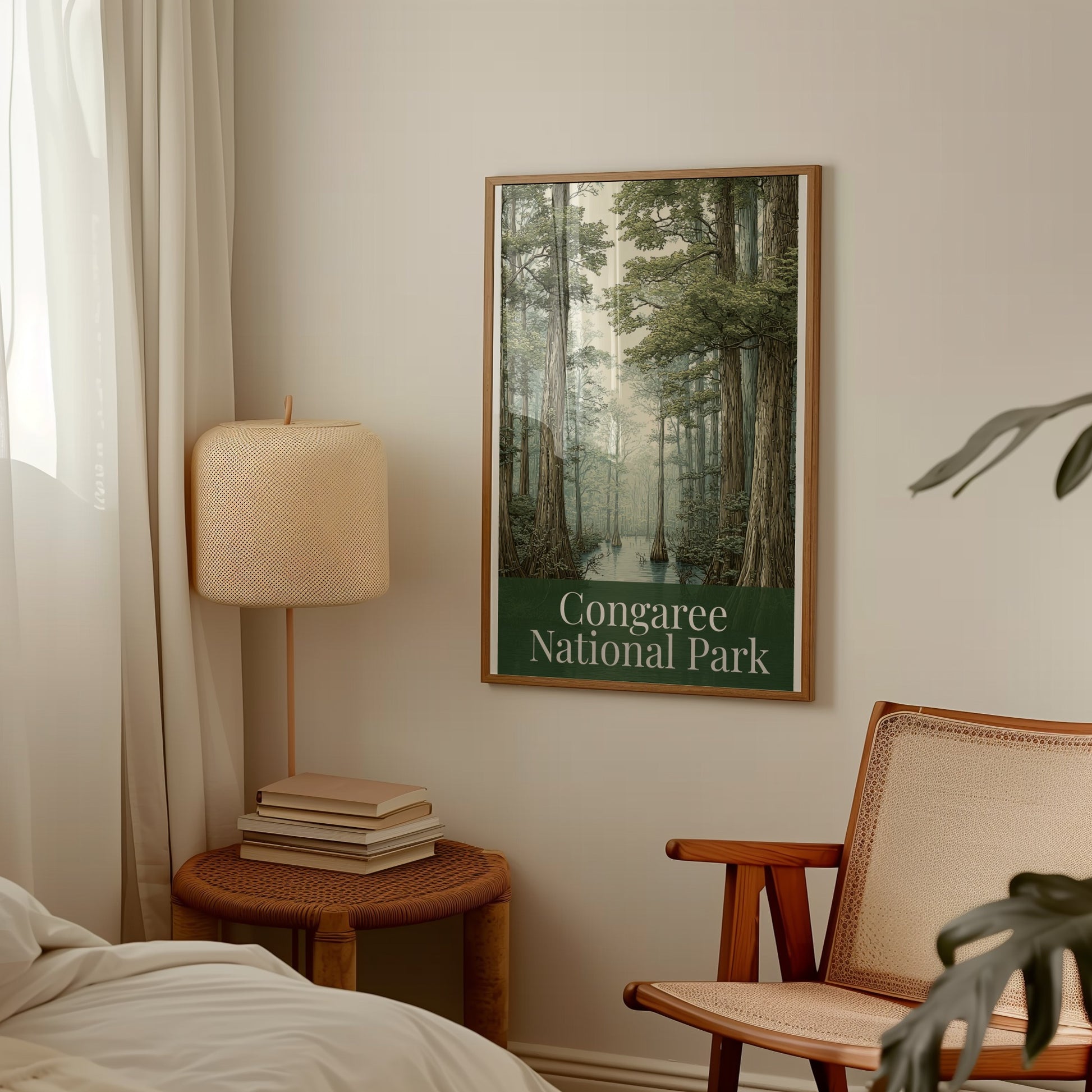 Congaree National Park Poster Wall Art Home Decor
