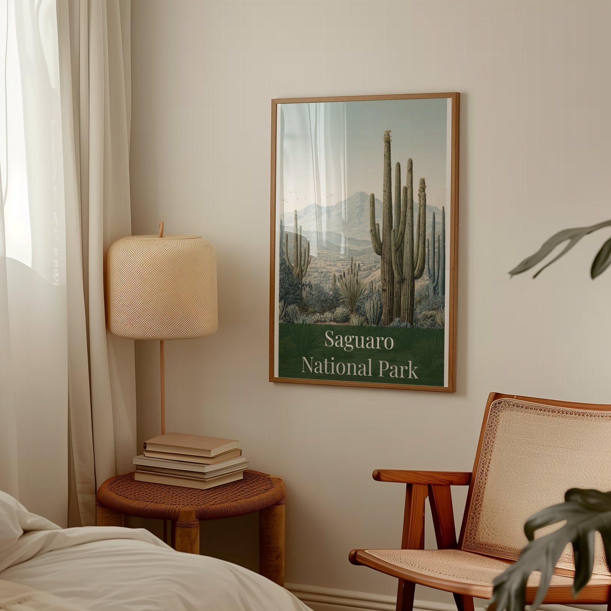 Saguaro National Park Framed Wall Art Decor Print