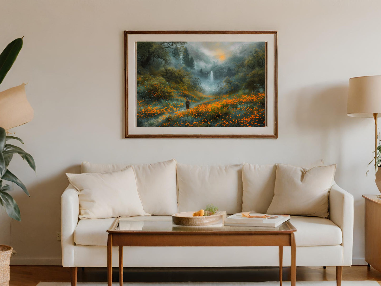 Serene Landscape Wall Art for Elegant Home Decor