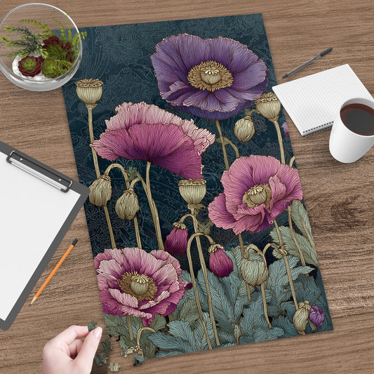 Botanical Floral Illustration Wall Art Decor Poster