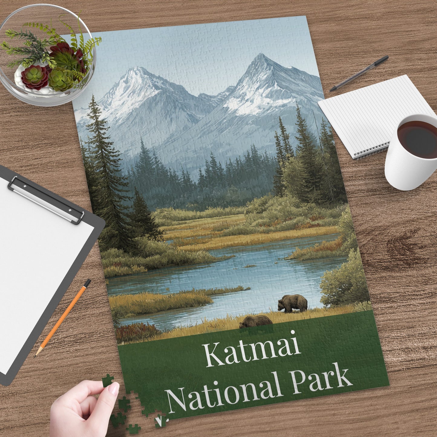 Katmai National Park Landscape Jigsaw Puzzle