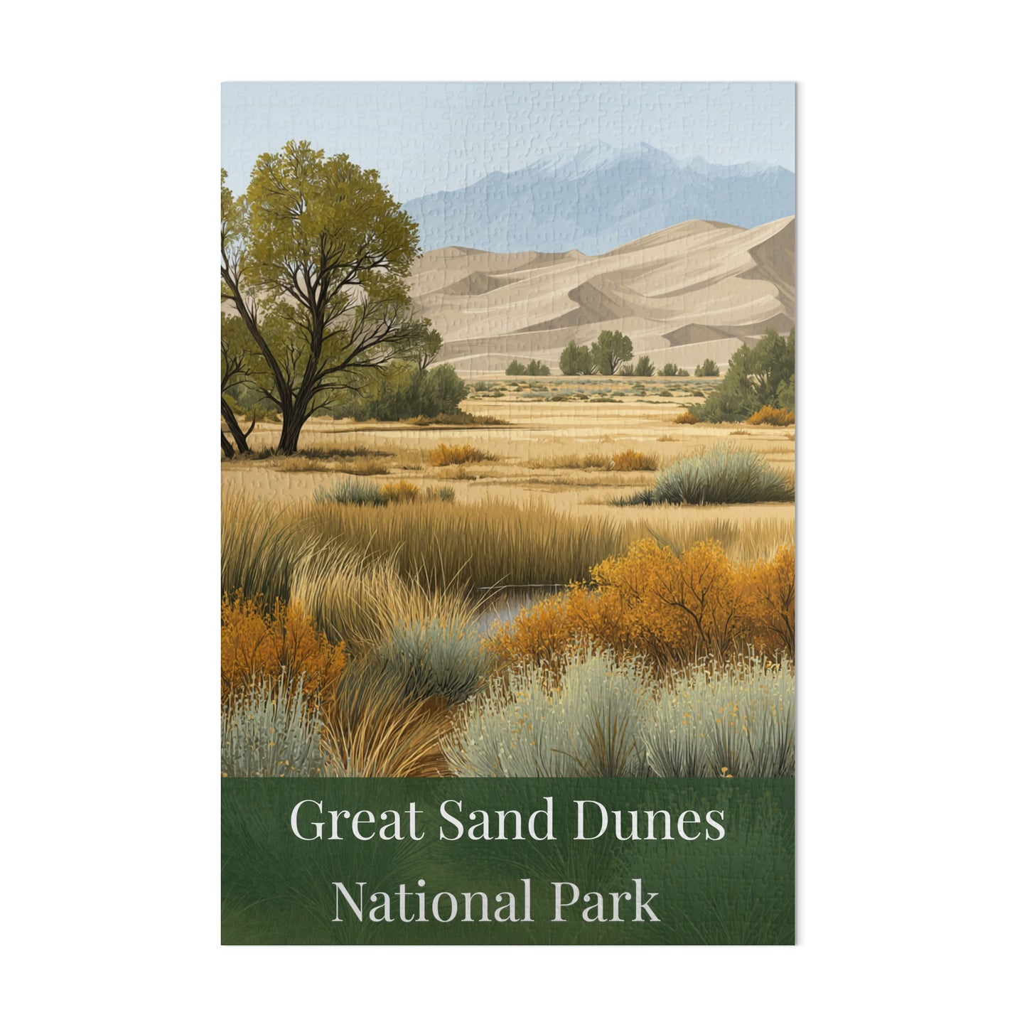 Great Sand Dunes National Park scenic puzzle