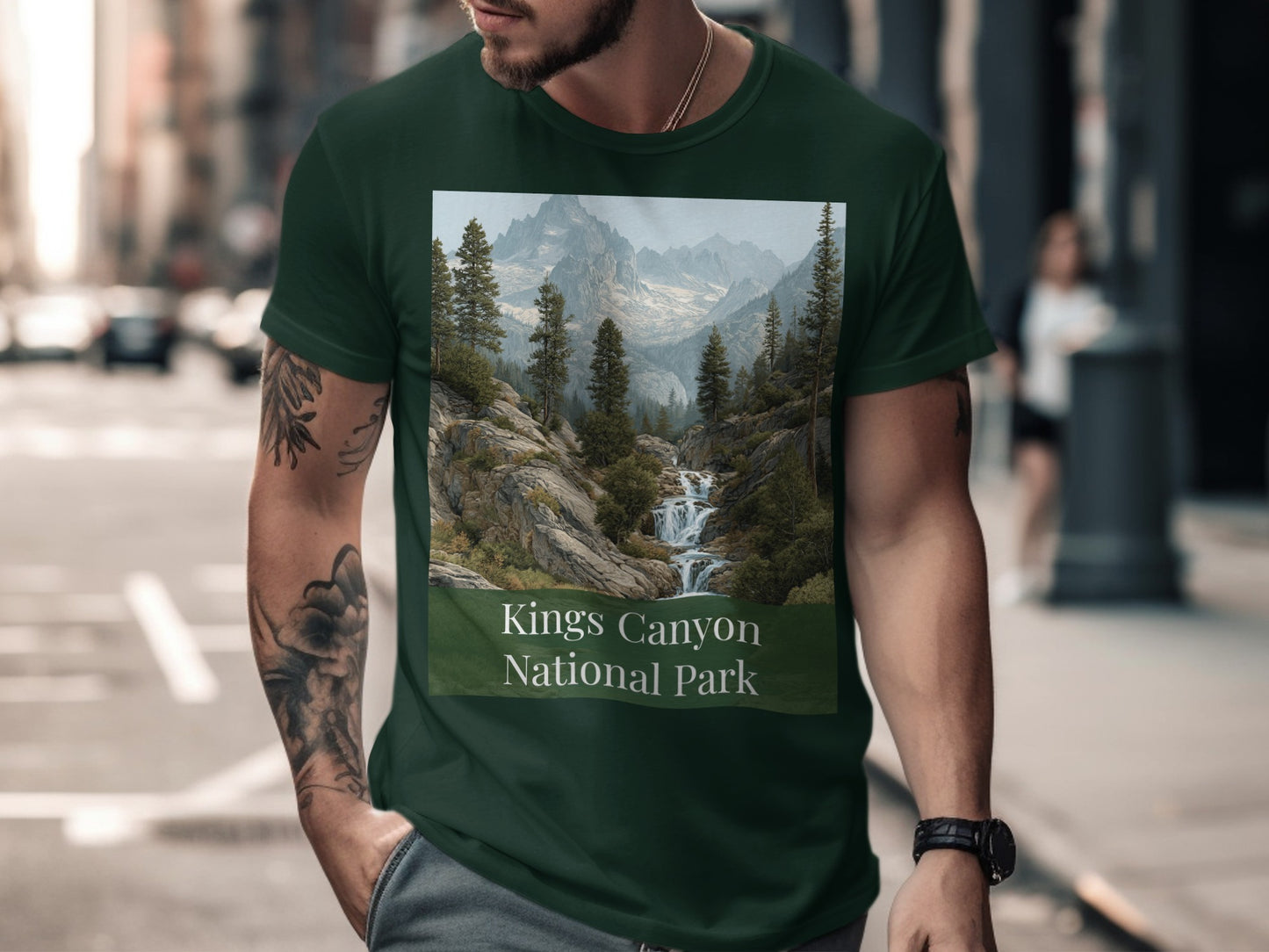 Scenic Kings Canyon National Park Graphic Shirt