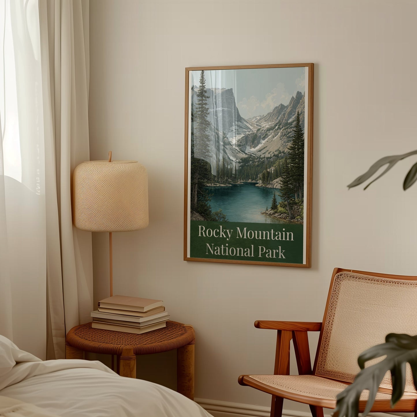 Rocky Mountain National Park scenic framed art print