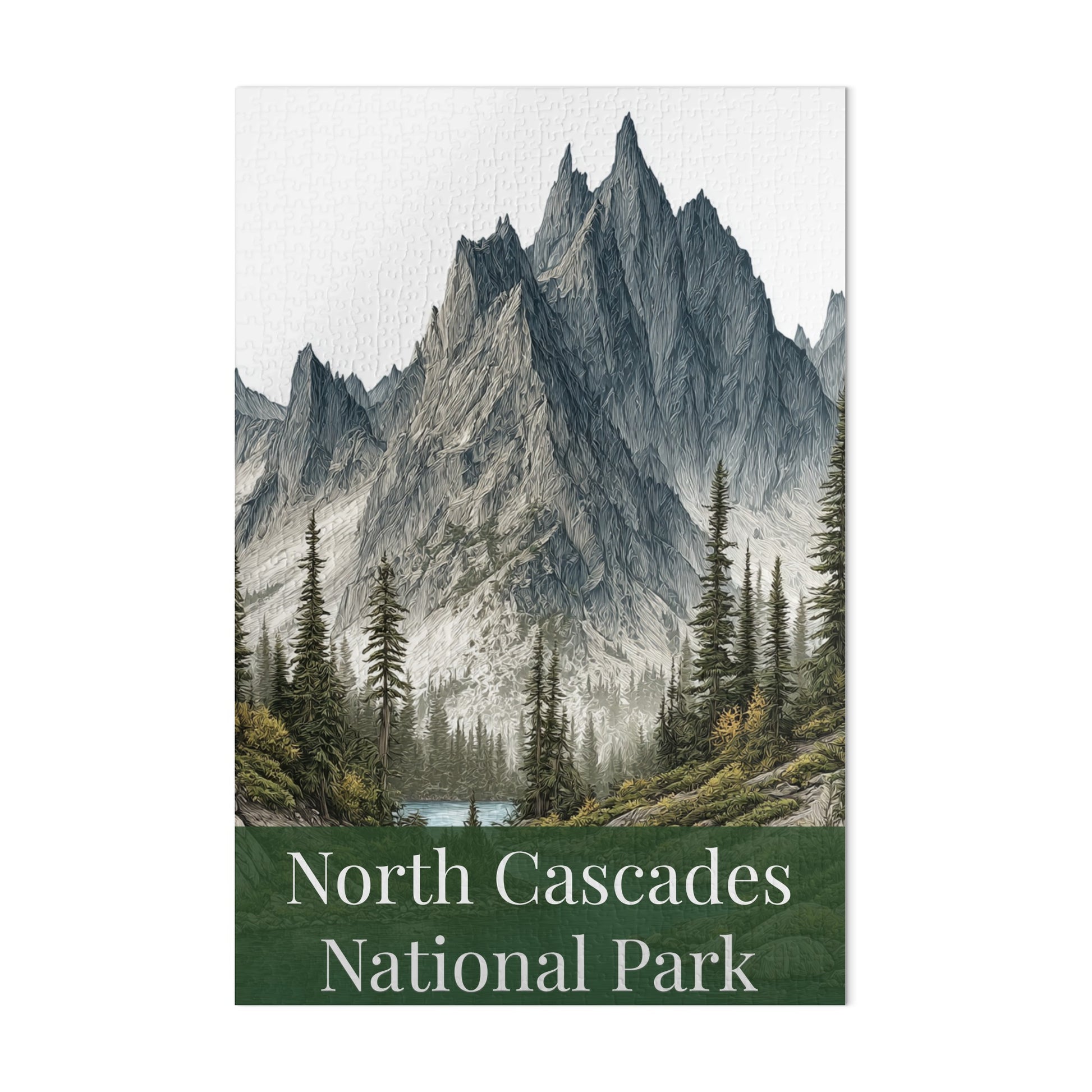 North Cascades National Park scenic nature puzzle