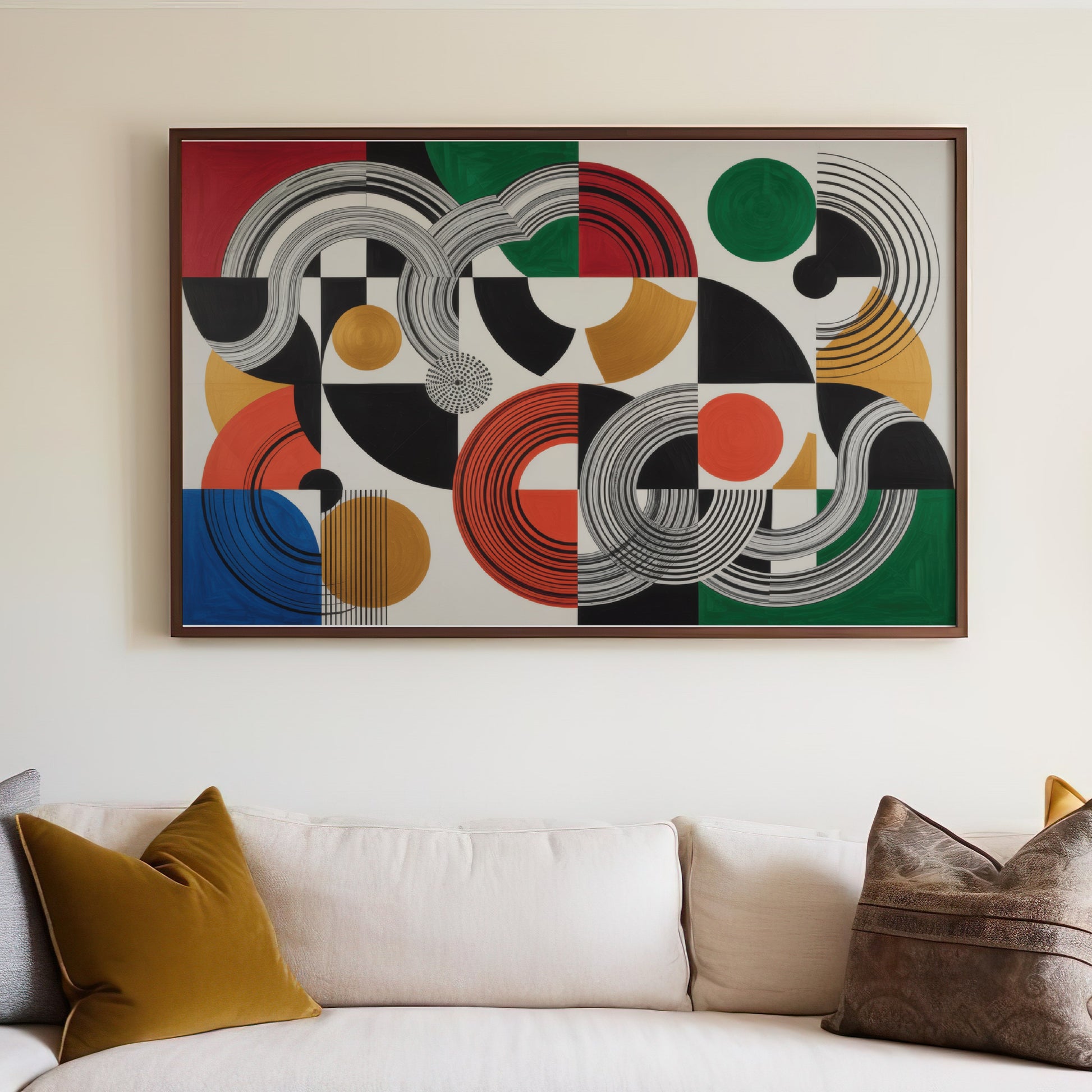 Modern Geometric Abstract Wall Art Canvas Product