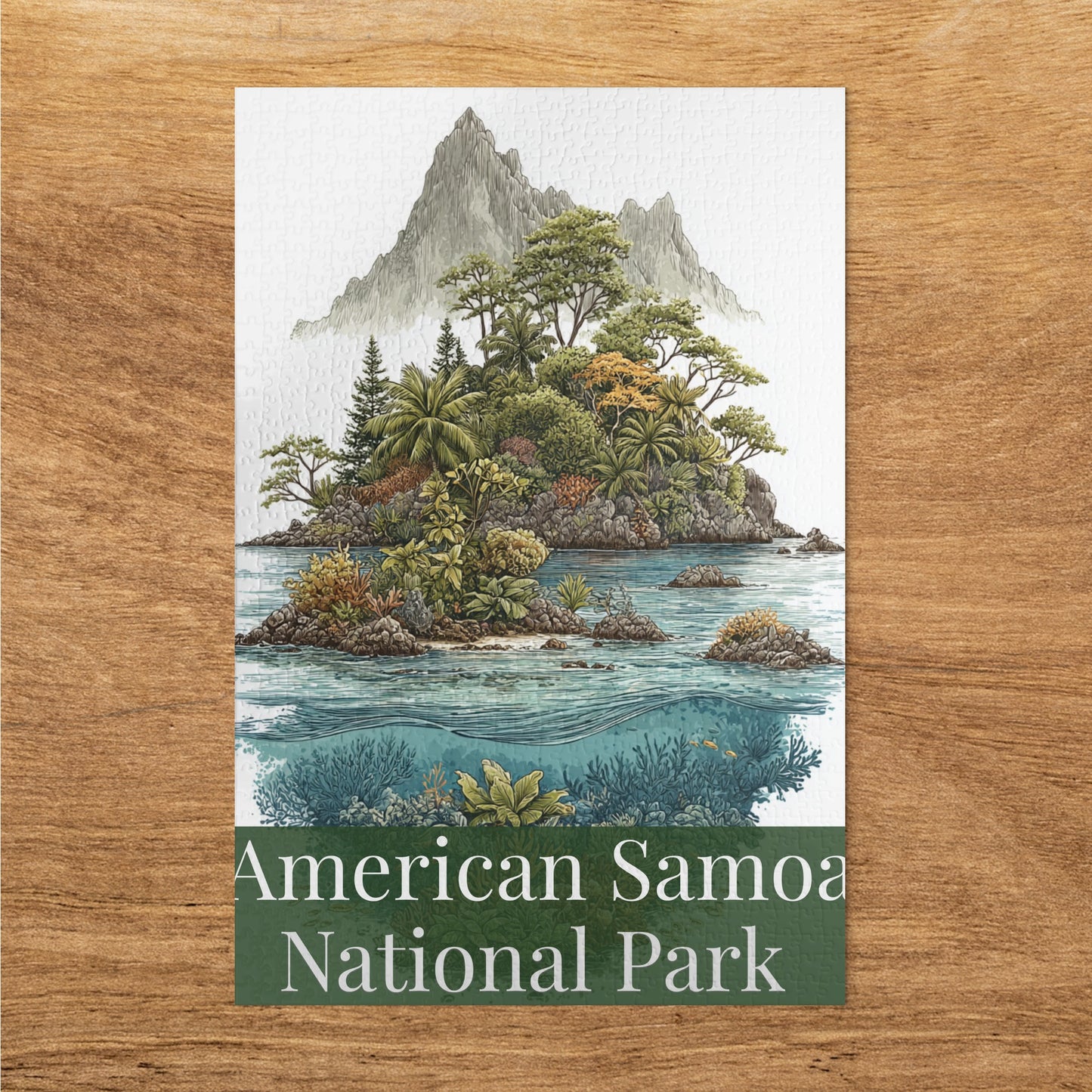 American Samoa National Park Scenic Puzzle