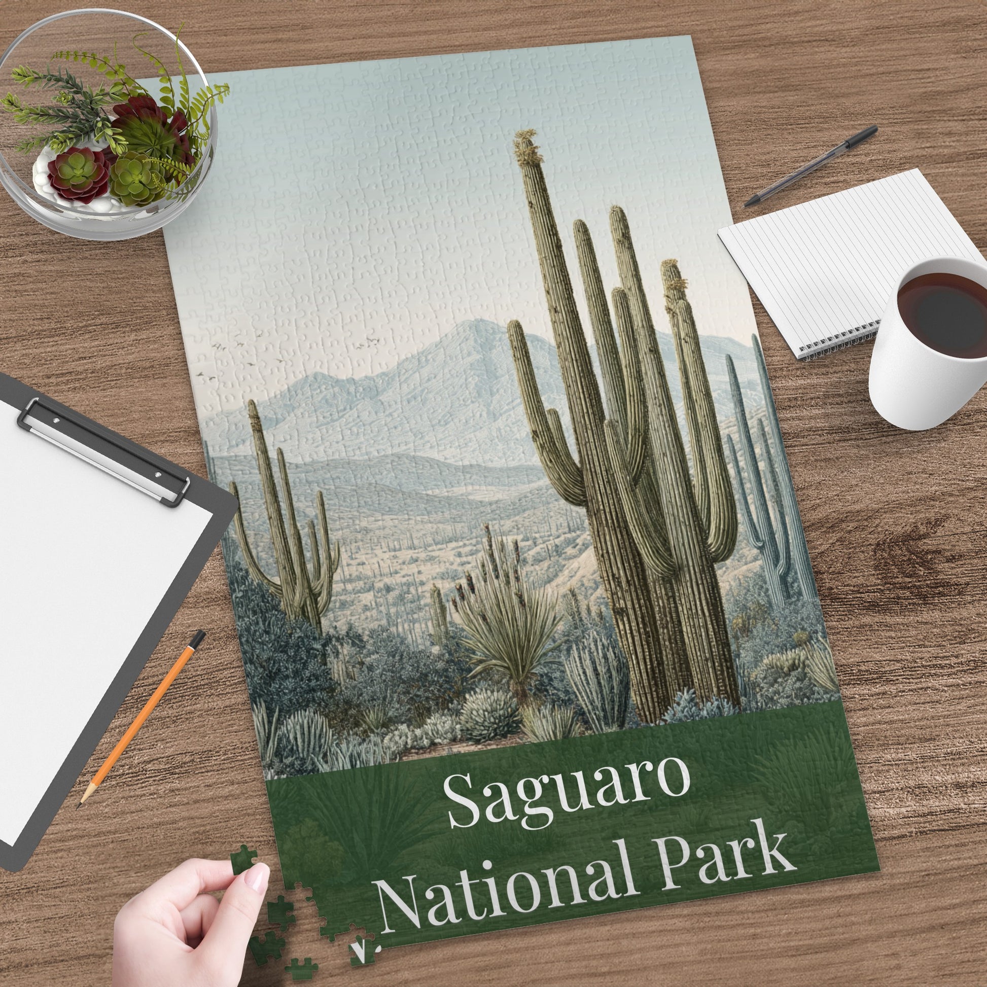 Saguaro National Park Arizona desert scenery puzzle