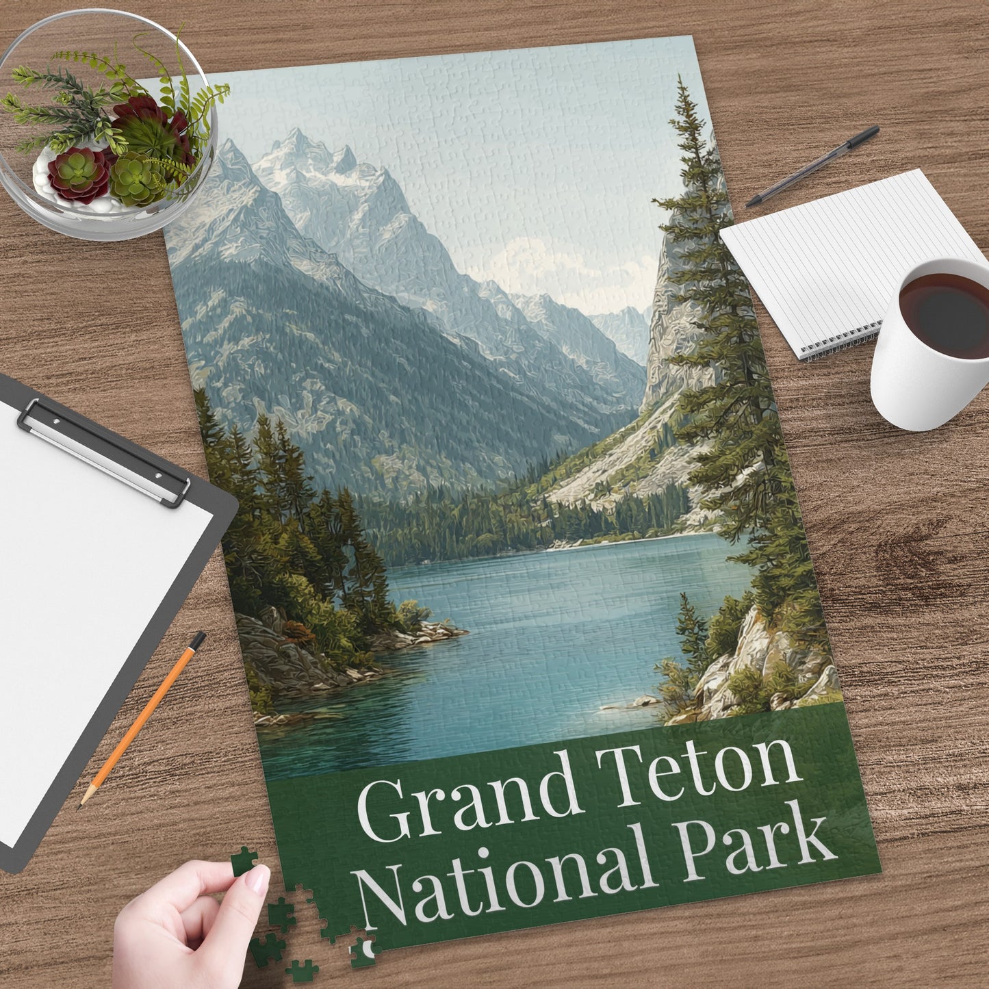 Grand Teton National Park Scenic Jigsaw Puzzle