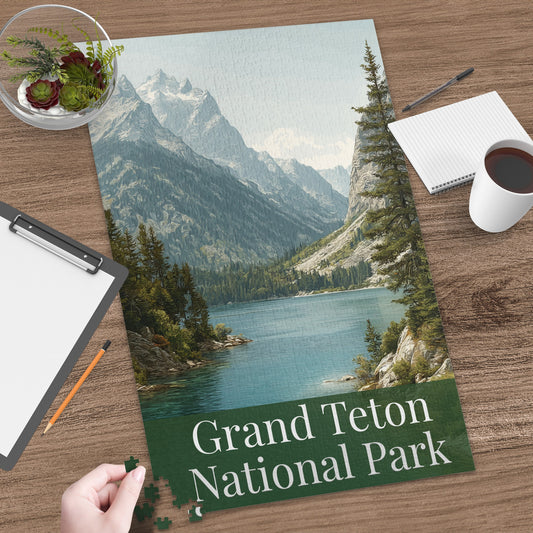 Grand Teton National Park Scenic Jigsaw Puzzle