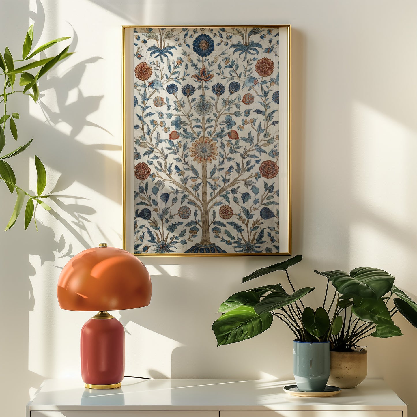 Vibrant Botanical Artwork Print for Home Decor Wall