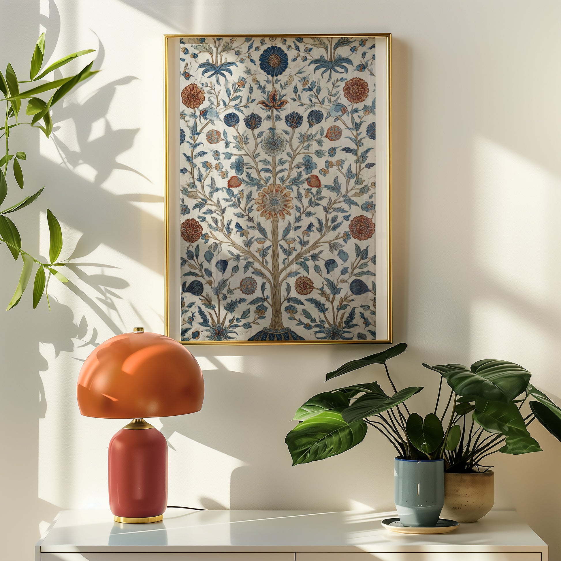 Vibrant Botanical Artwork Print for Home Decor Wall