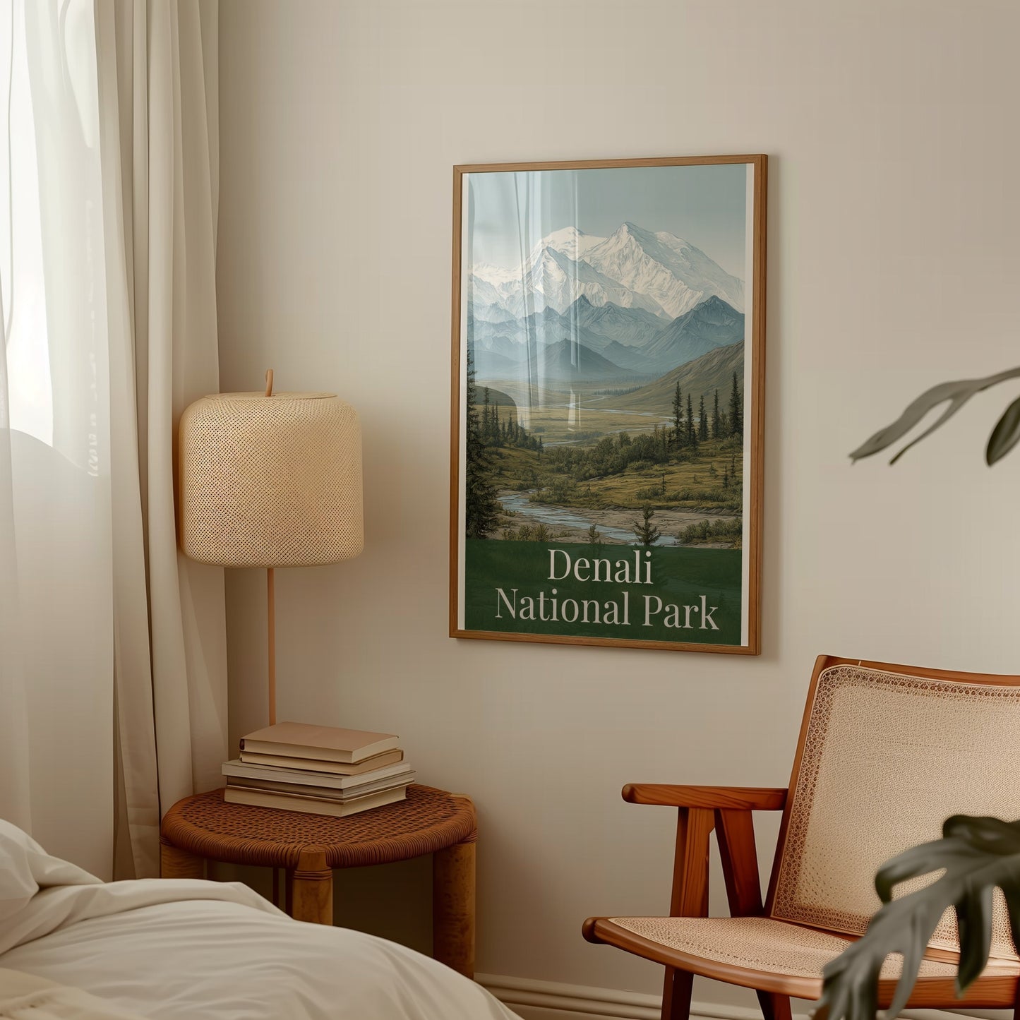 Denali National Park Poster for Home and Office Decor