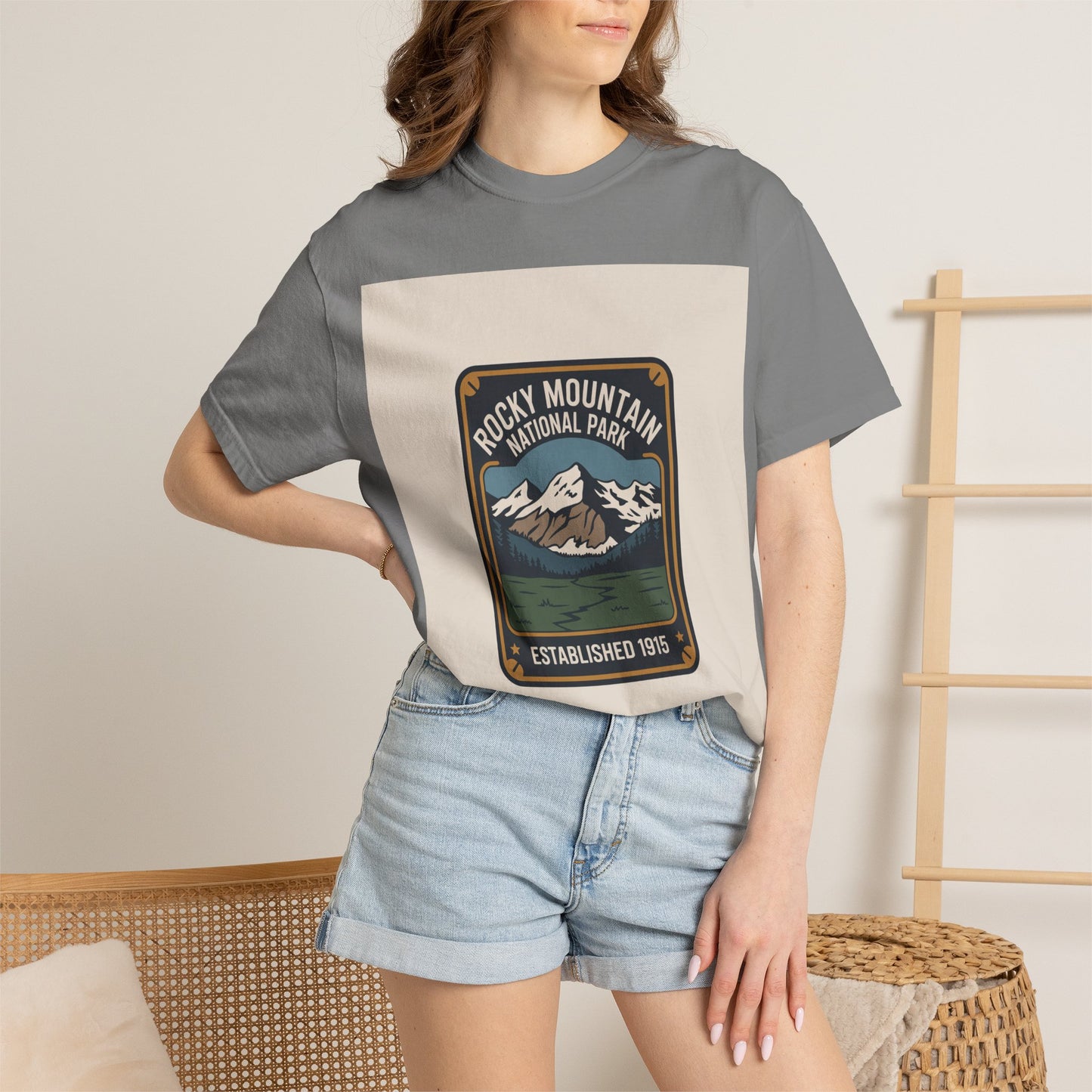 Rocky Mountain National Park Graphic T-Shirt | Colorado Retro Tee