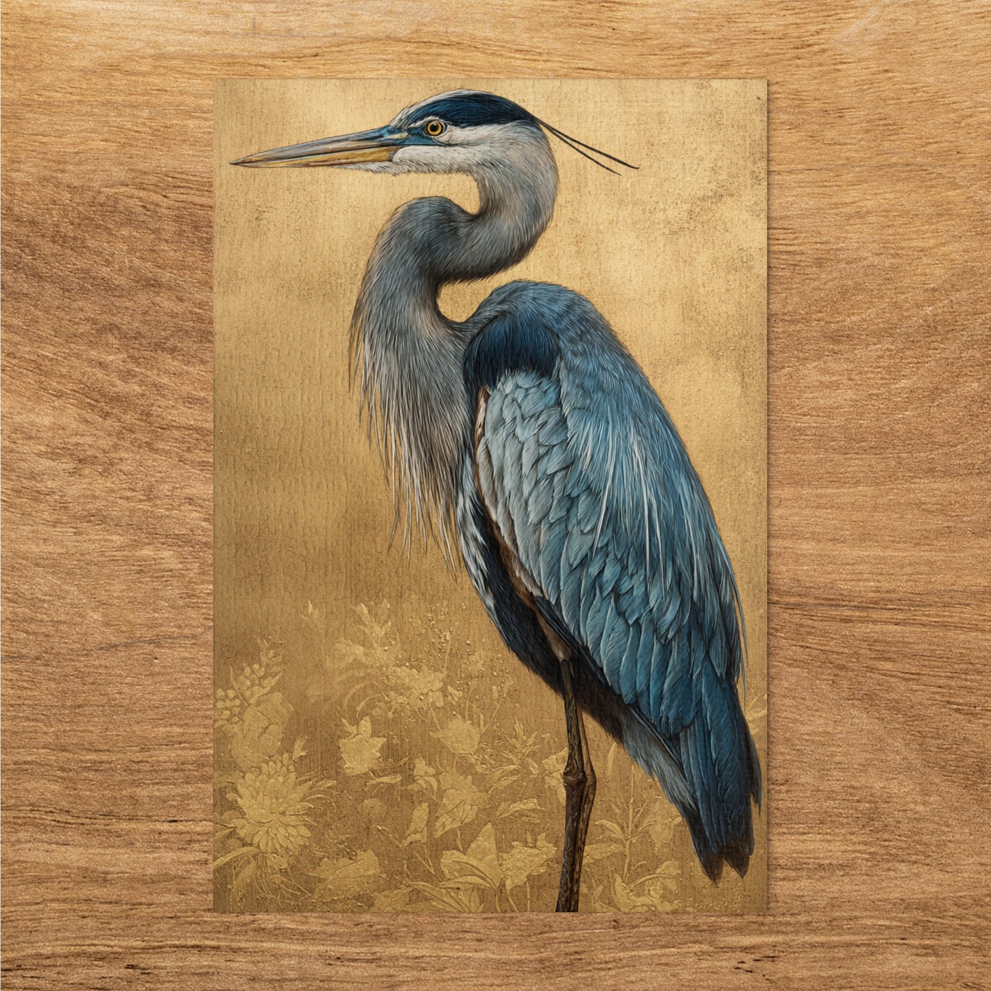 Elegant Heron Artwork for Sophisticated Decor