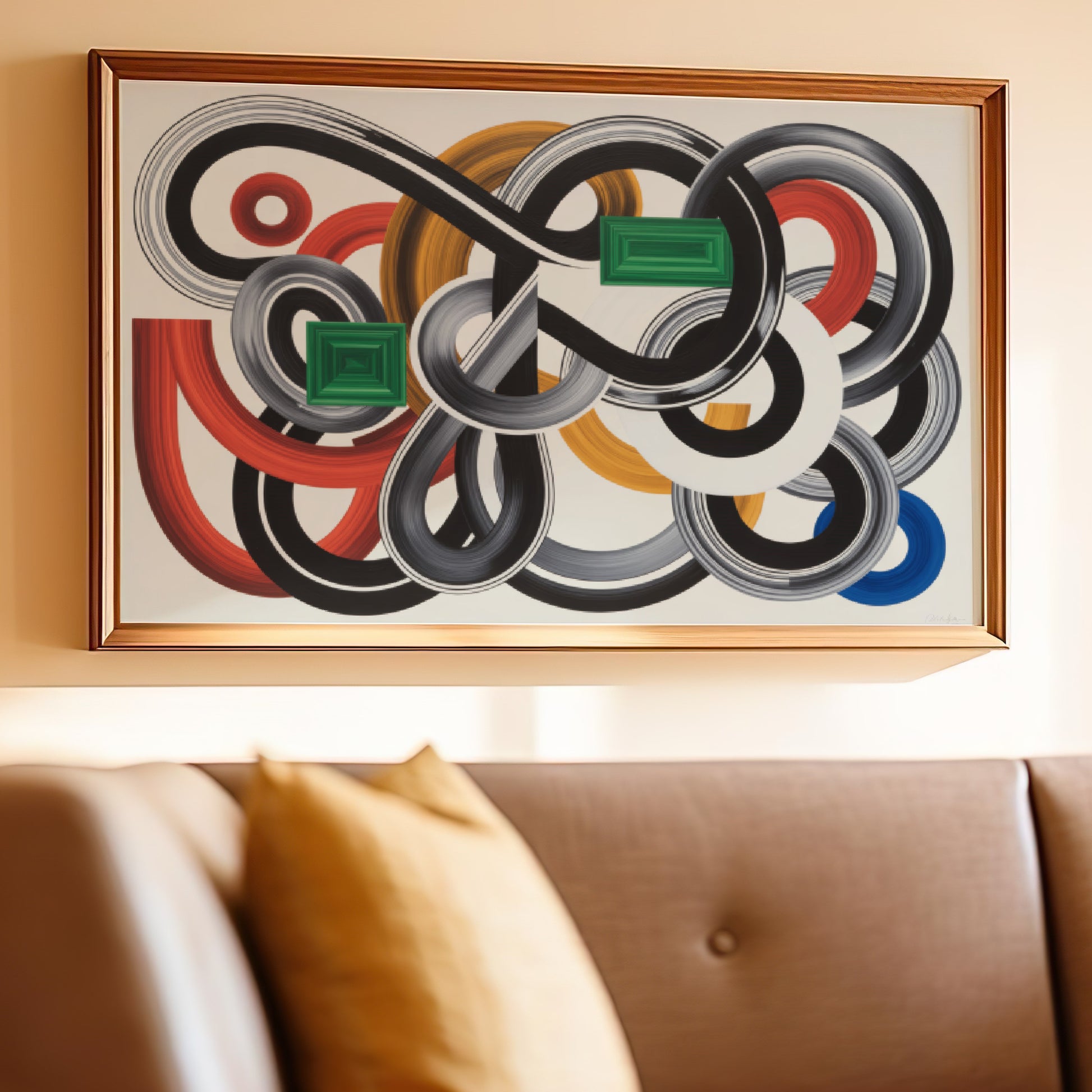 Abstract Contemporary Art Print Wall Decor