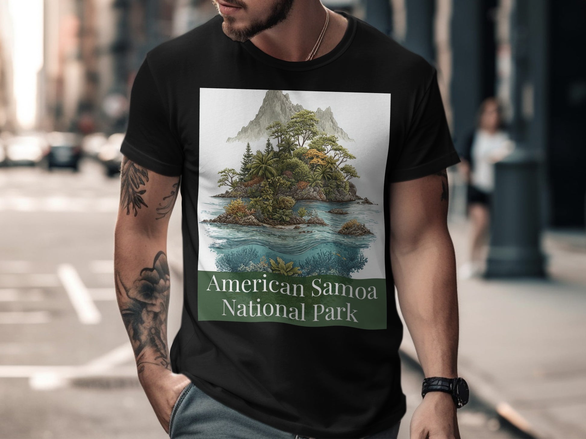 American Samoa National Park Graphic T-Shirt