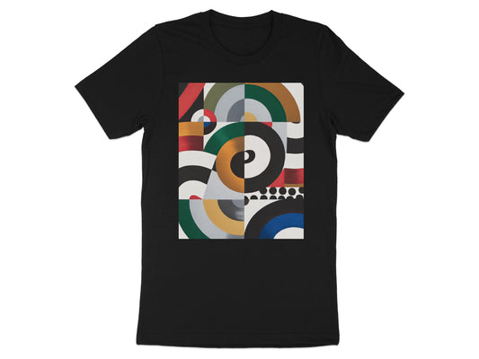Colorful Abstract Geometric Design T-Shirt