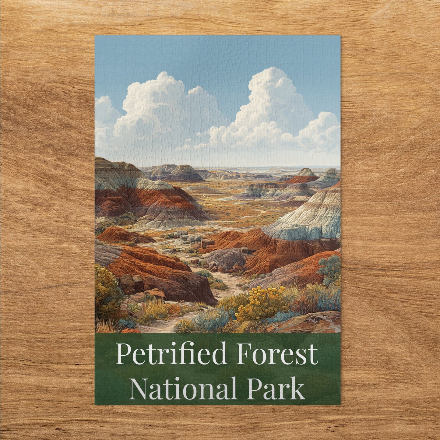 Petrified Forest National Park Scenic View Puzzle