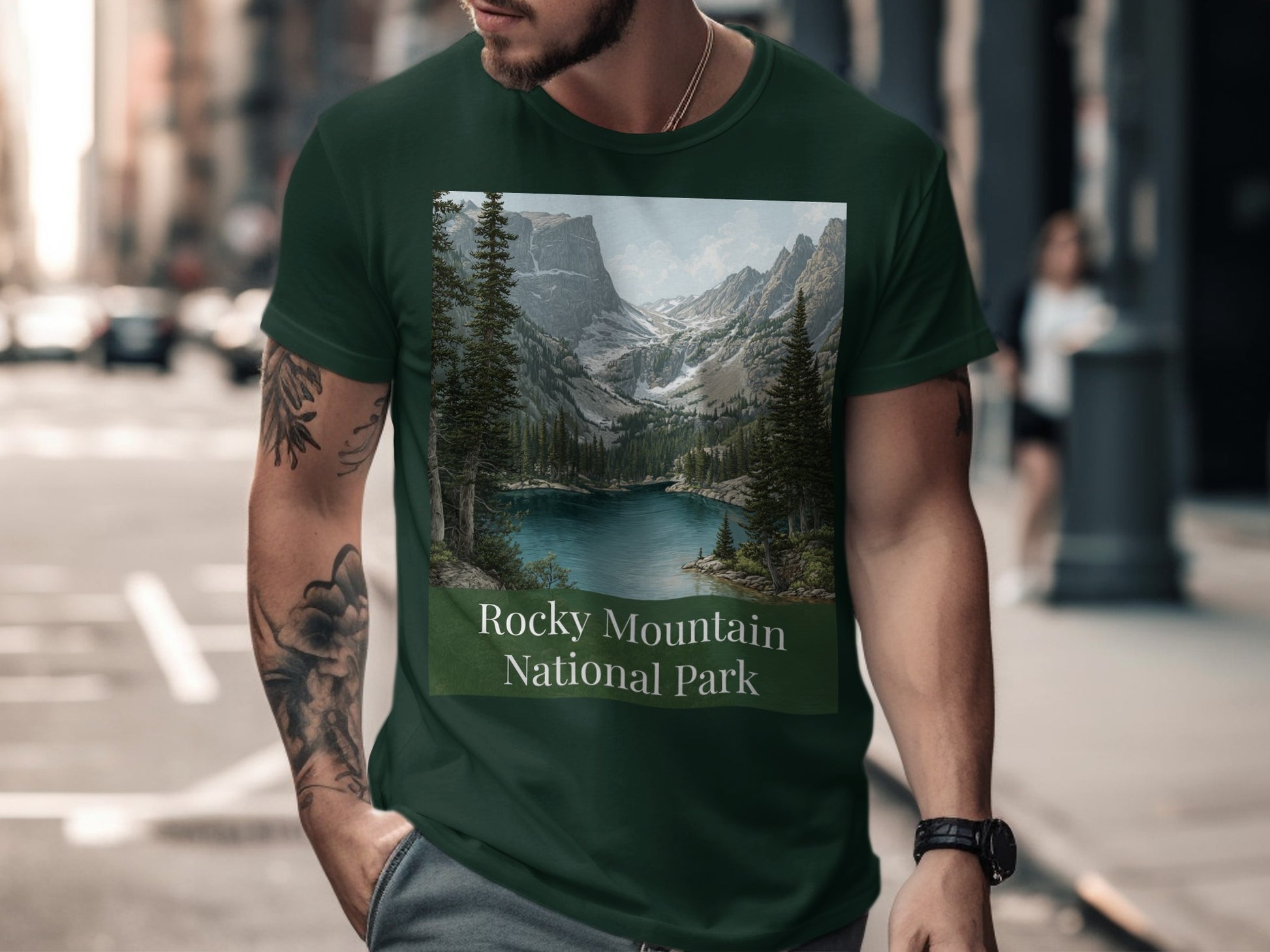 Rocky Mountain National Park Scenic Graphic Tee