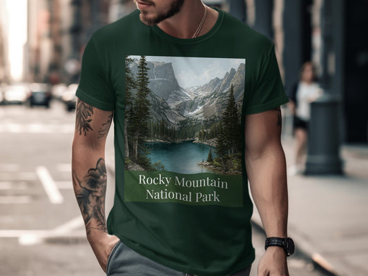 Rocky Mountain National Park Scenic Graphic Tee
