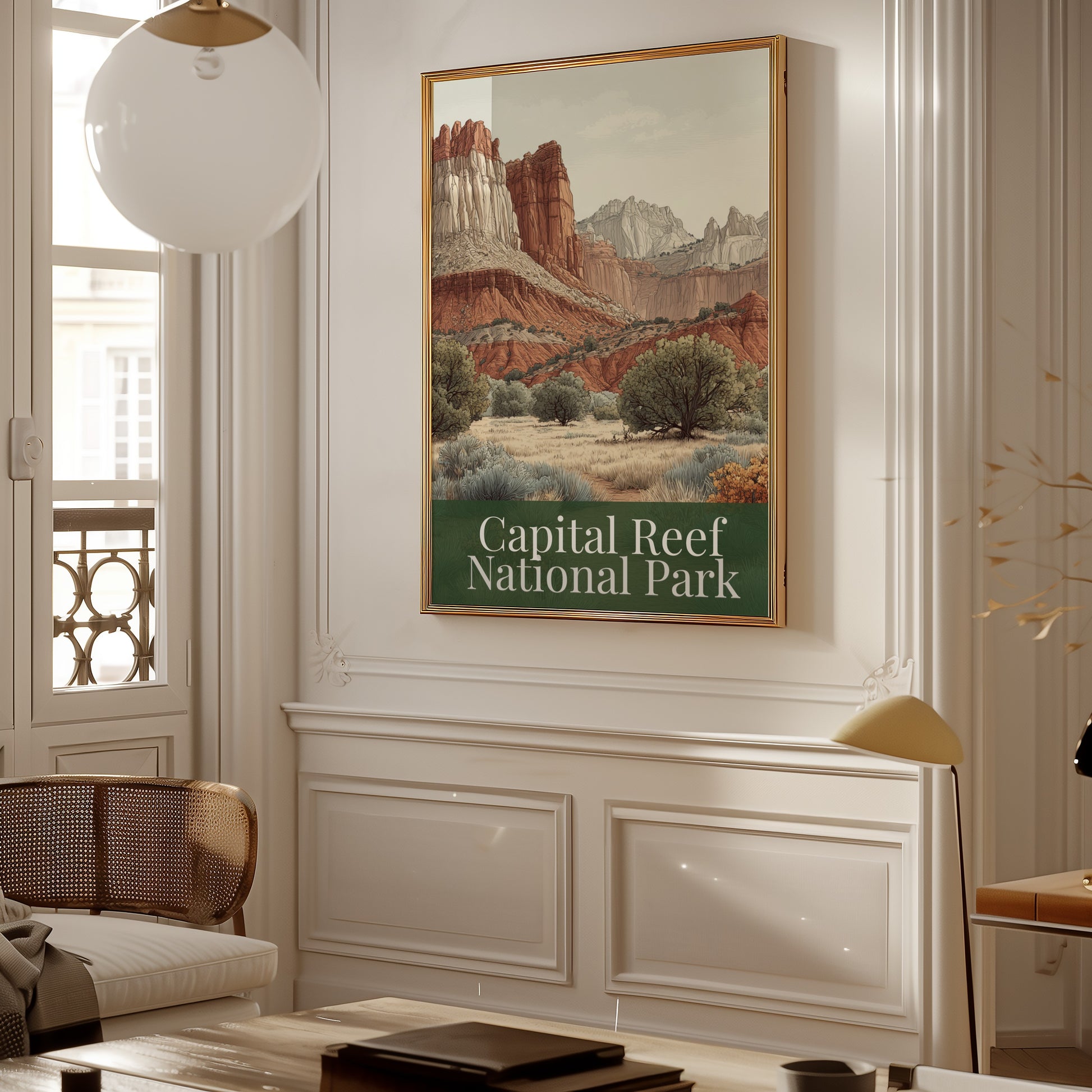 Capital Reef National Park Framed Art Print