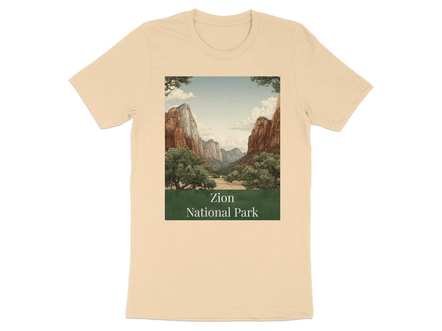 Zion National Park Scenic T-Shirt for Nature Lovers