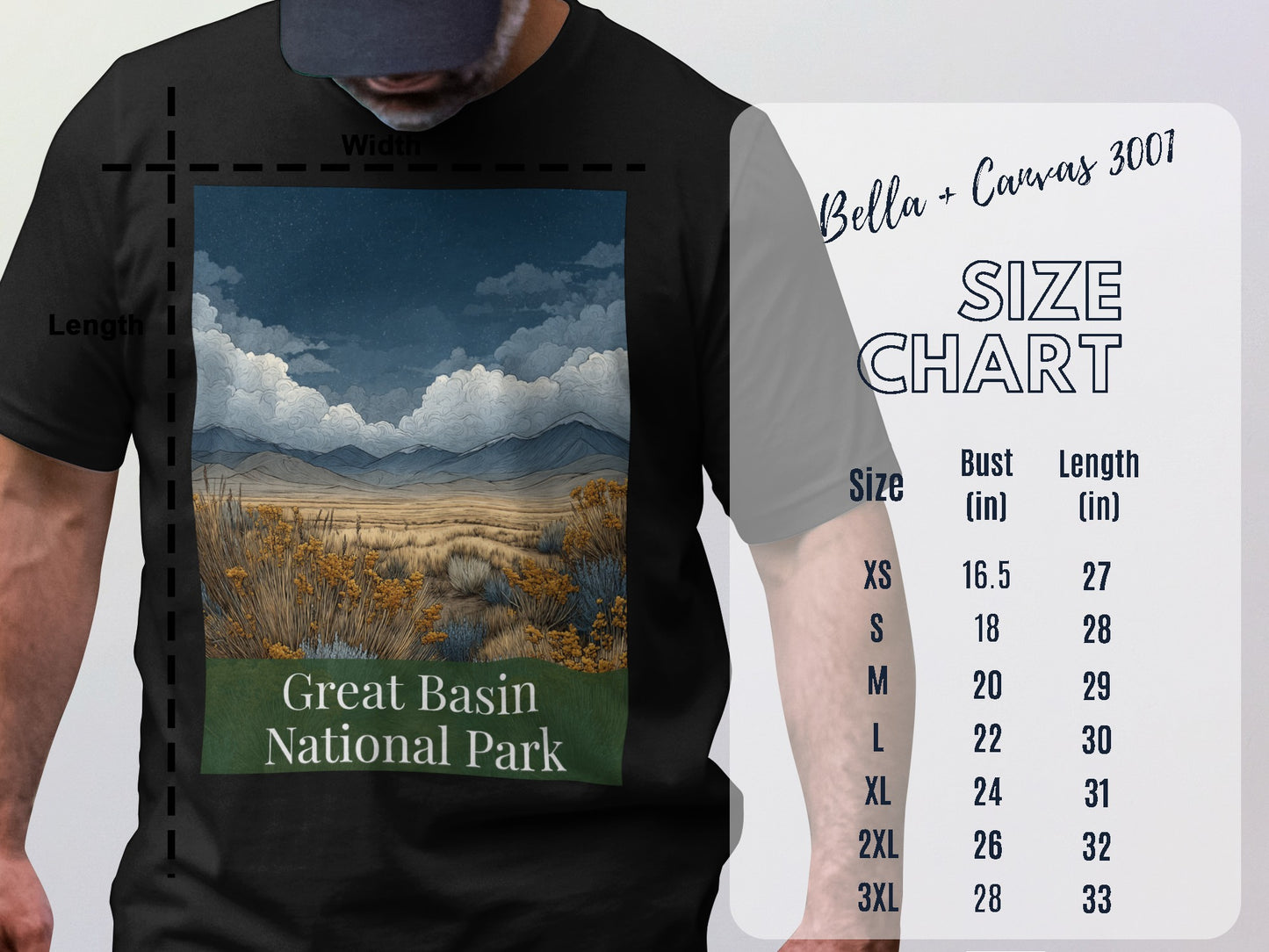 Scenic Great Basin National Park Graphic T-Shirt