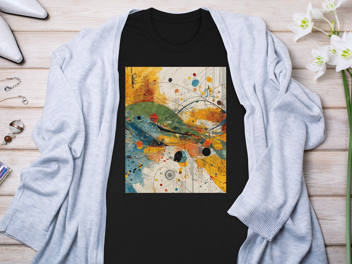 Abstract Splatter Art Style Contemporary Design product type