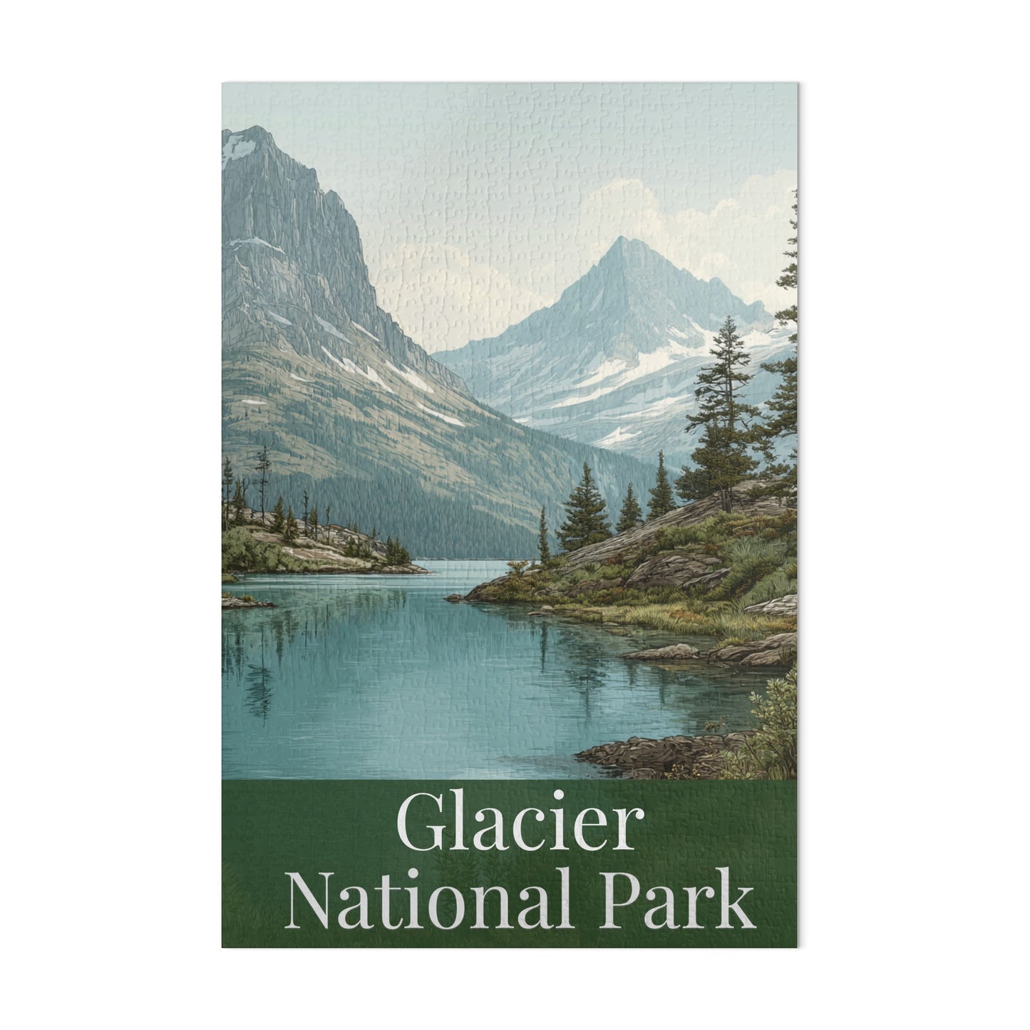 Beautiful Glacier National Park Jigsaw Puzzle