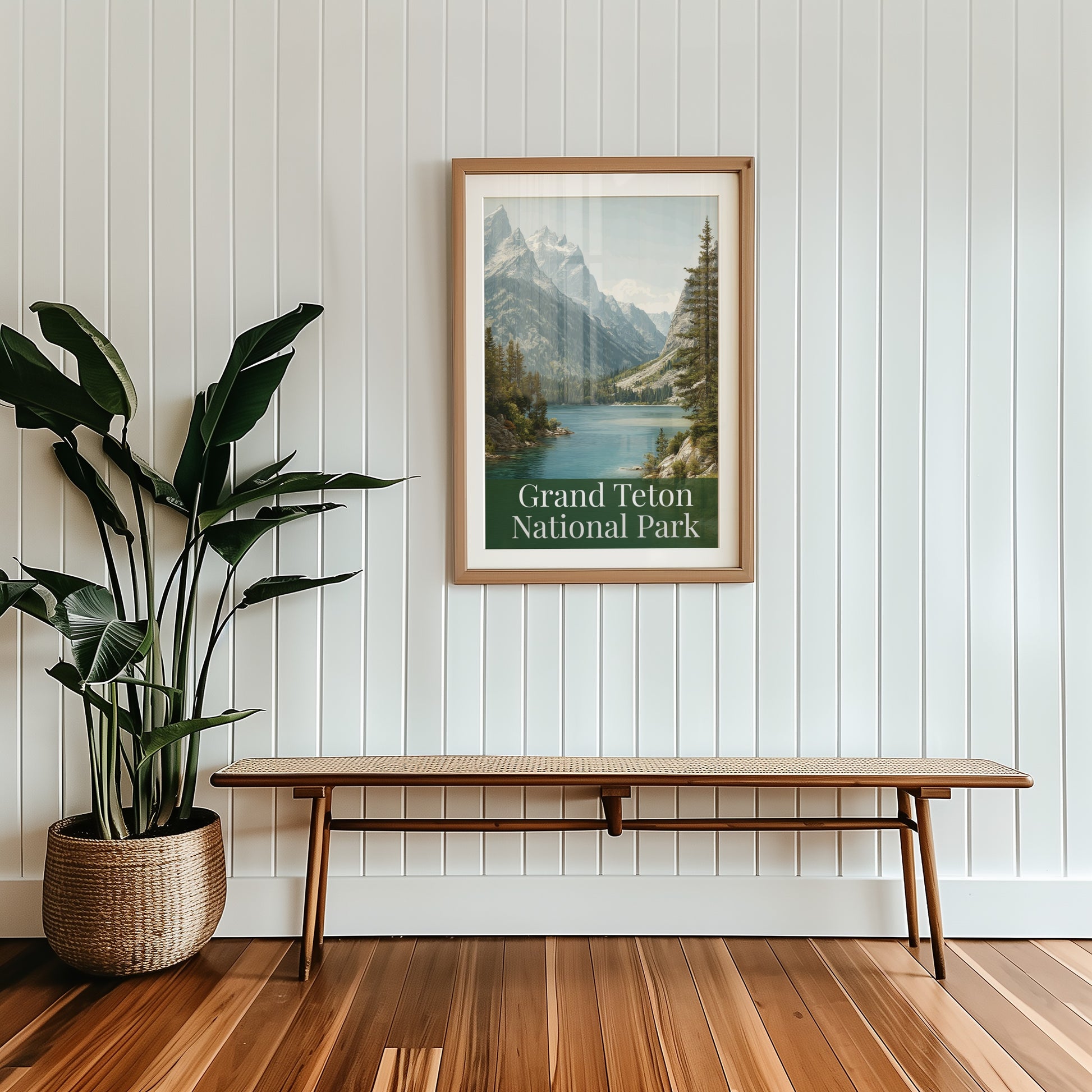 Grand Teton National Park Poster Wall Art Decor