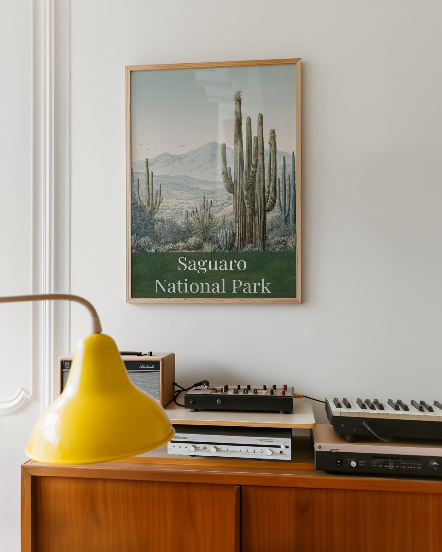 Saguaro National Park Framed Wall Art Poster Decor