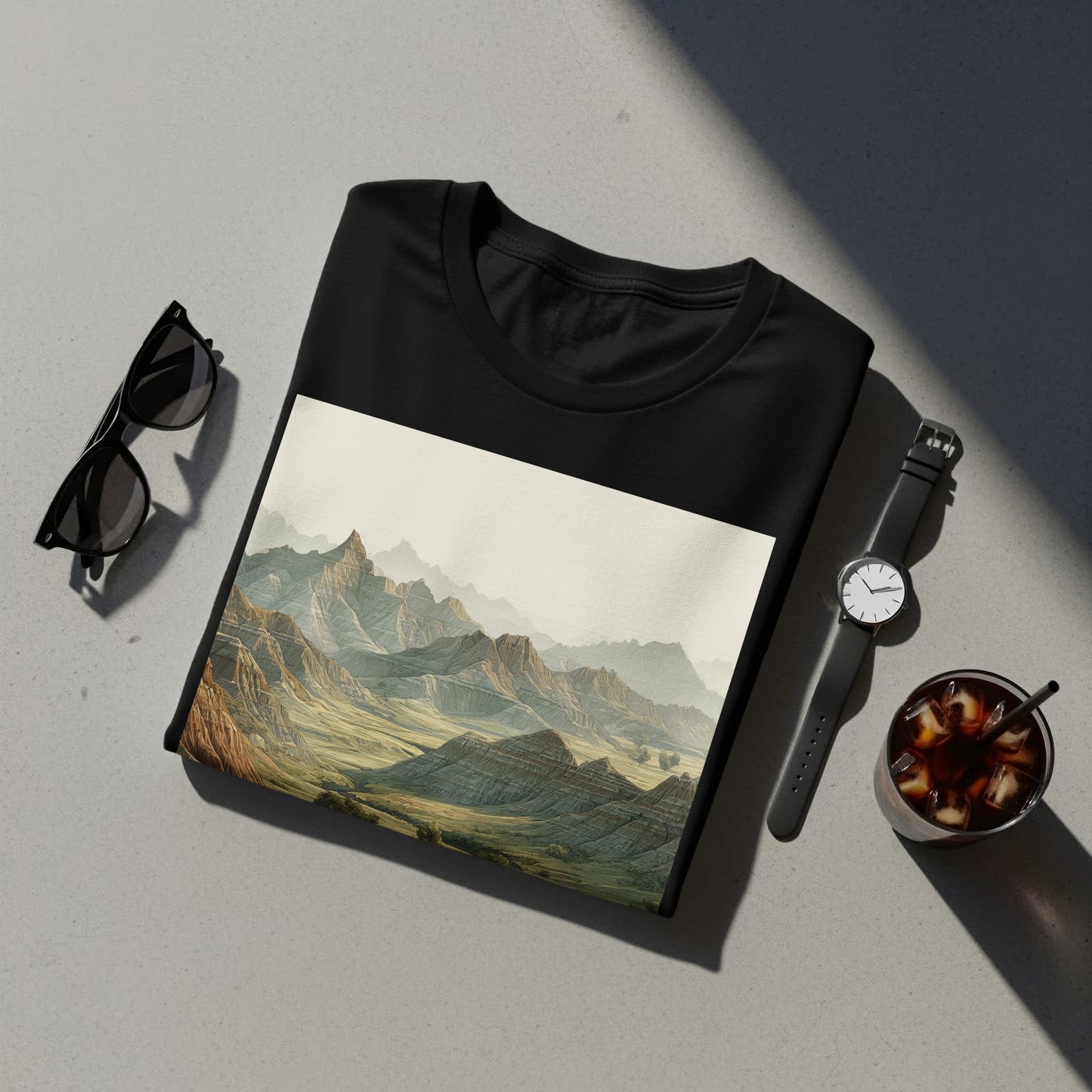 Scenic Mountain Range Graphic tee