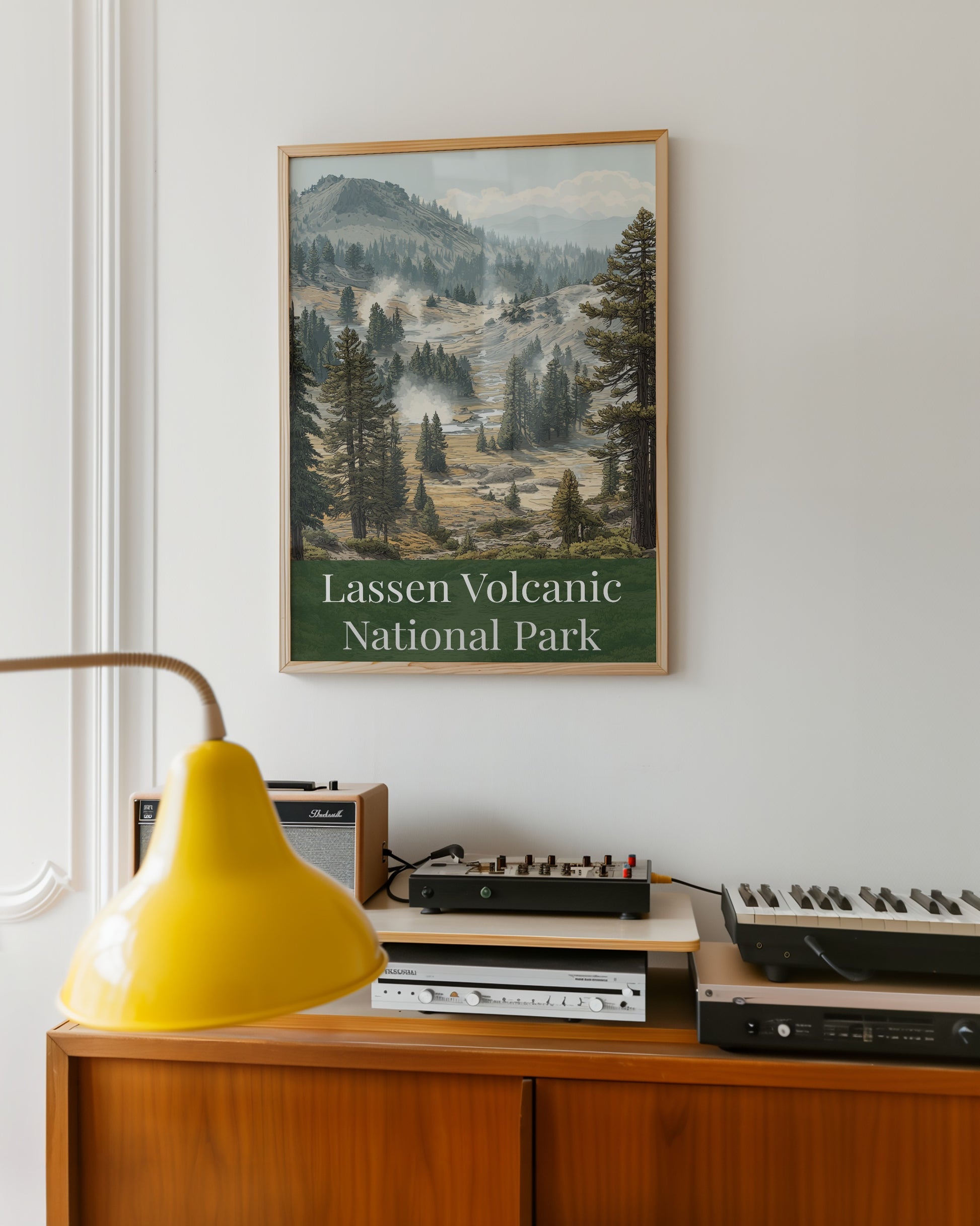 Lassen Volcanic National Park framed poster